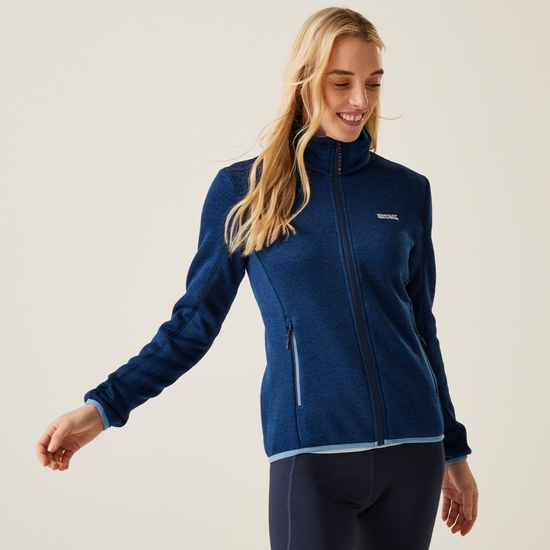 Women's Newhill Full Zip Fleece | Navy Coronet Blue