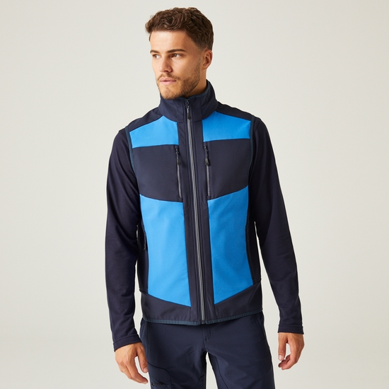 Men's E-Volve 2 Layer Softshell Bodywarmer | Strong Blue Navy