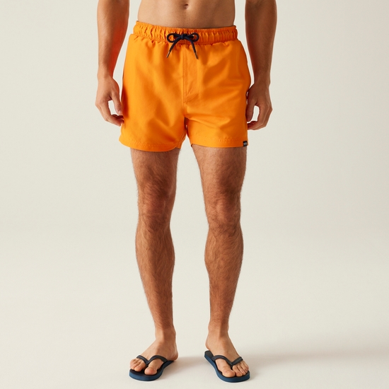 Men's Mawson III Swim Shorts | Celosia Orange Navy