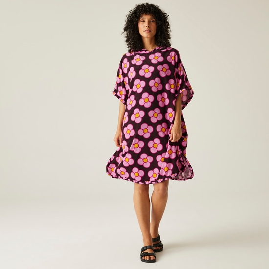 Orla Kiely Towelling II Robe | Spinning Flower Morello