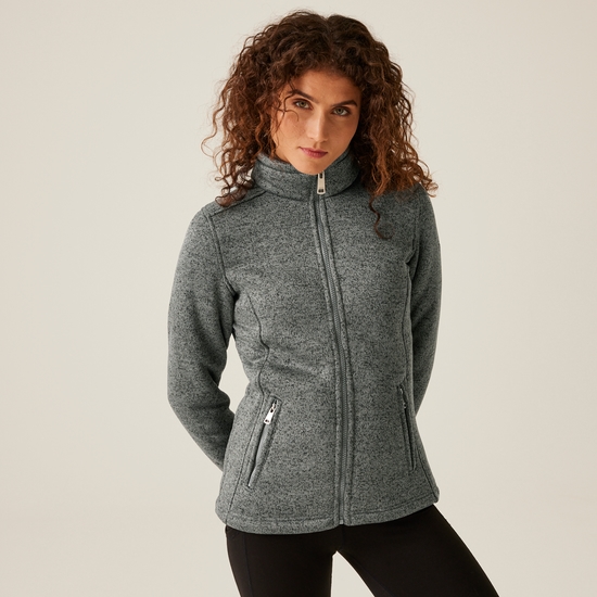 Women's Razia II Full Zip Bonded Fleece | Storm Grey