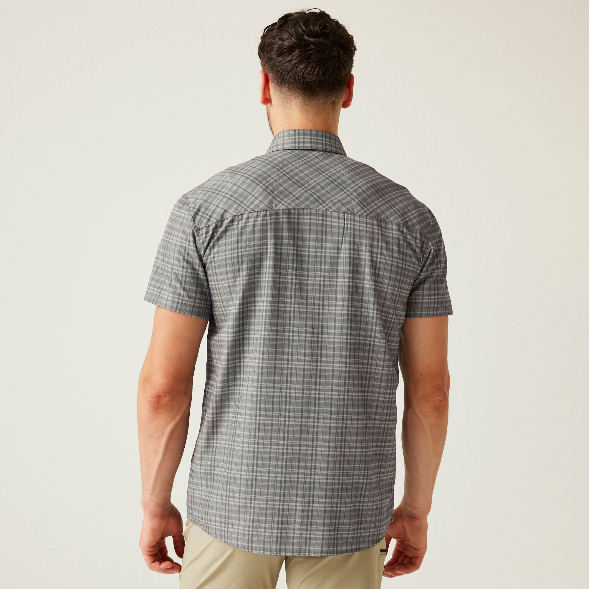 Men's Insect-Repellent Packaway Short Sleeve Shirt | Treetop Check