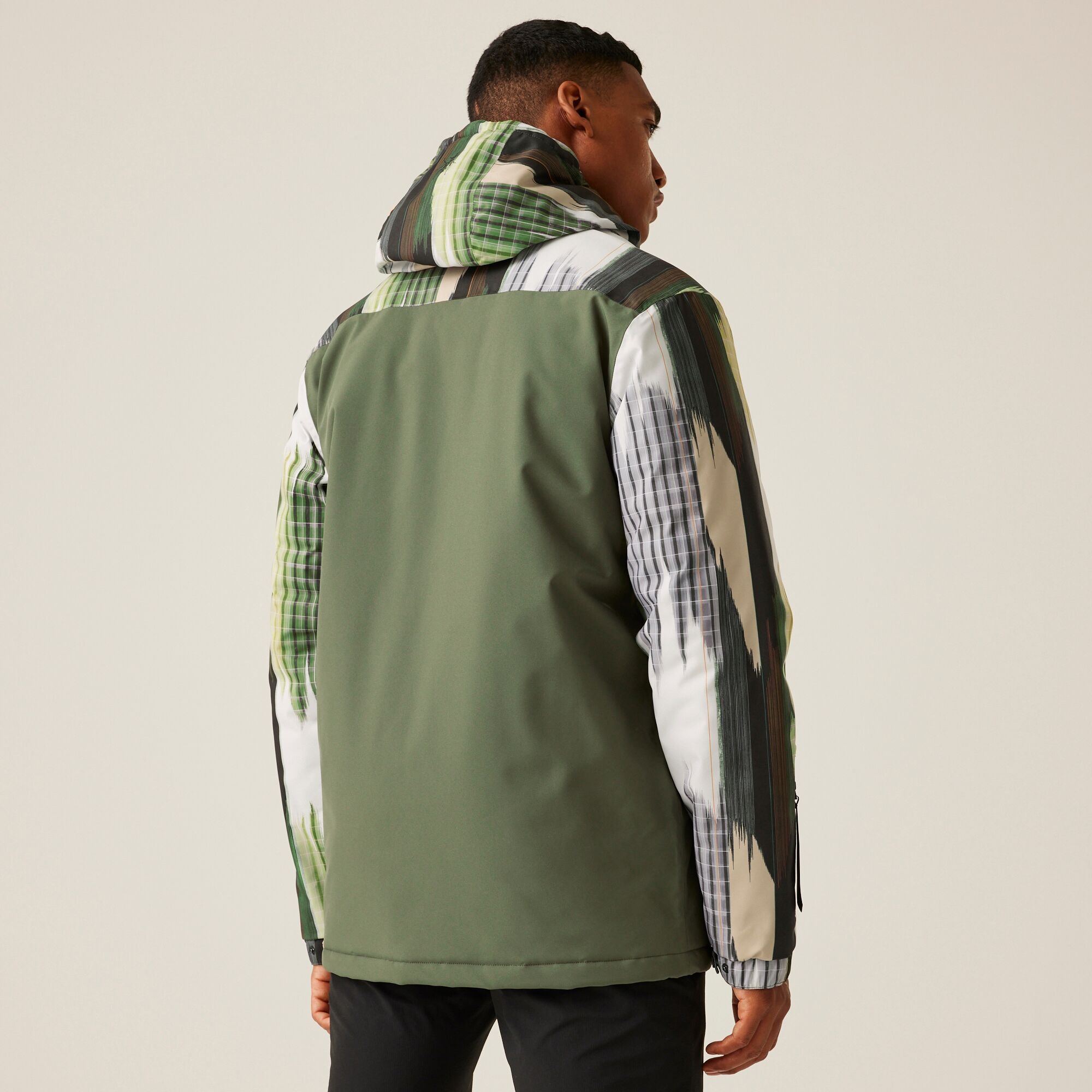 Christian Lacroix - Men's Lunel Waterproof Padded Jacket | Thyme Leaf Kimono Print