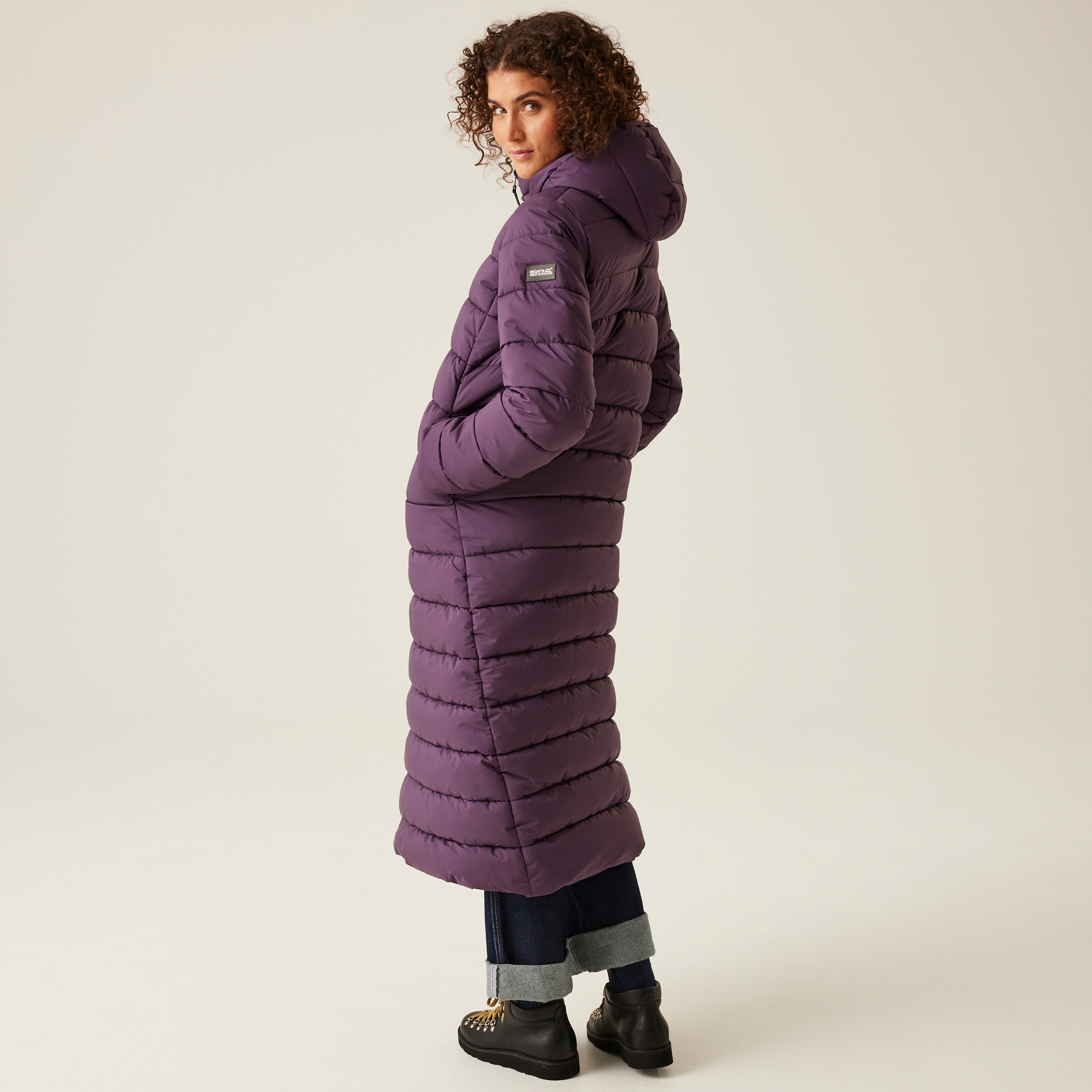 Women's Elender Quilted Jacket | Deep Plum