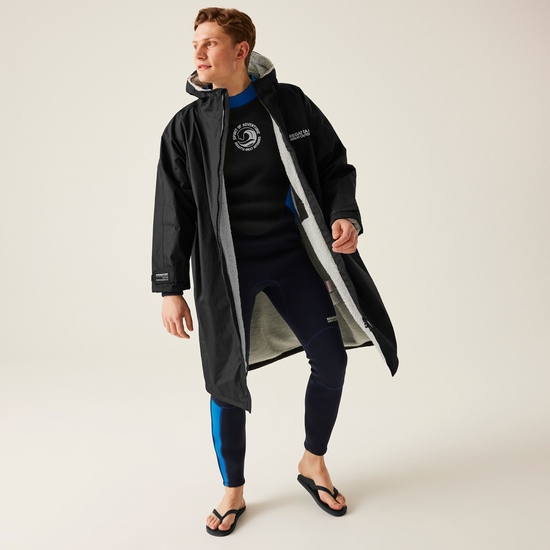 Adult's Waterproof Changing Robe | Black