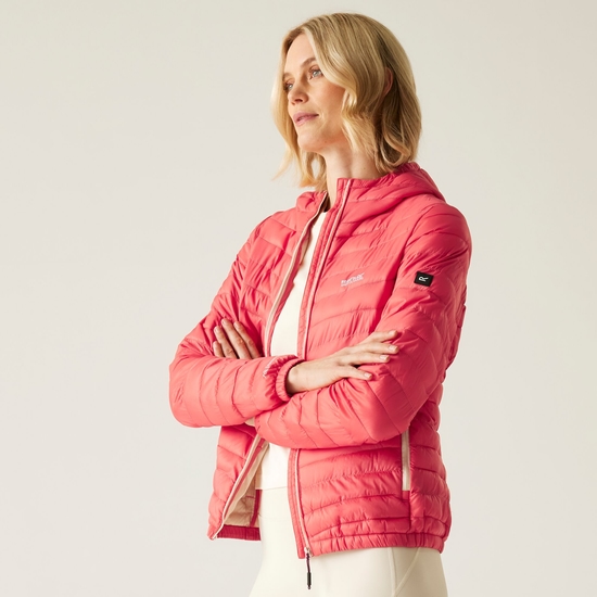 Women's Hurden Padded Jacket | Peach Bloom Light Vanilla