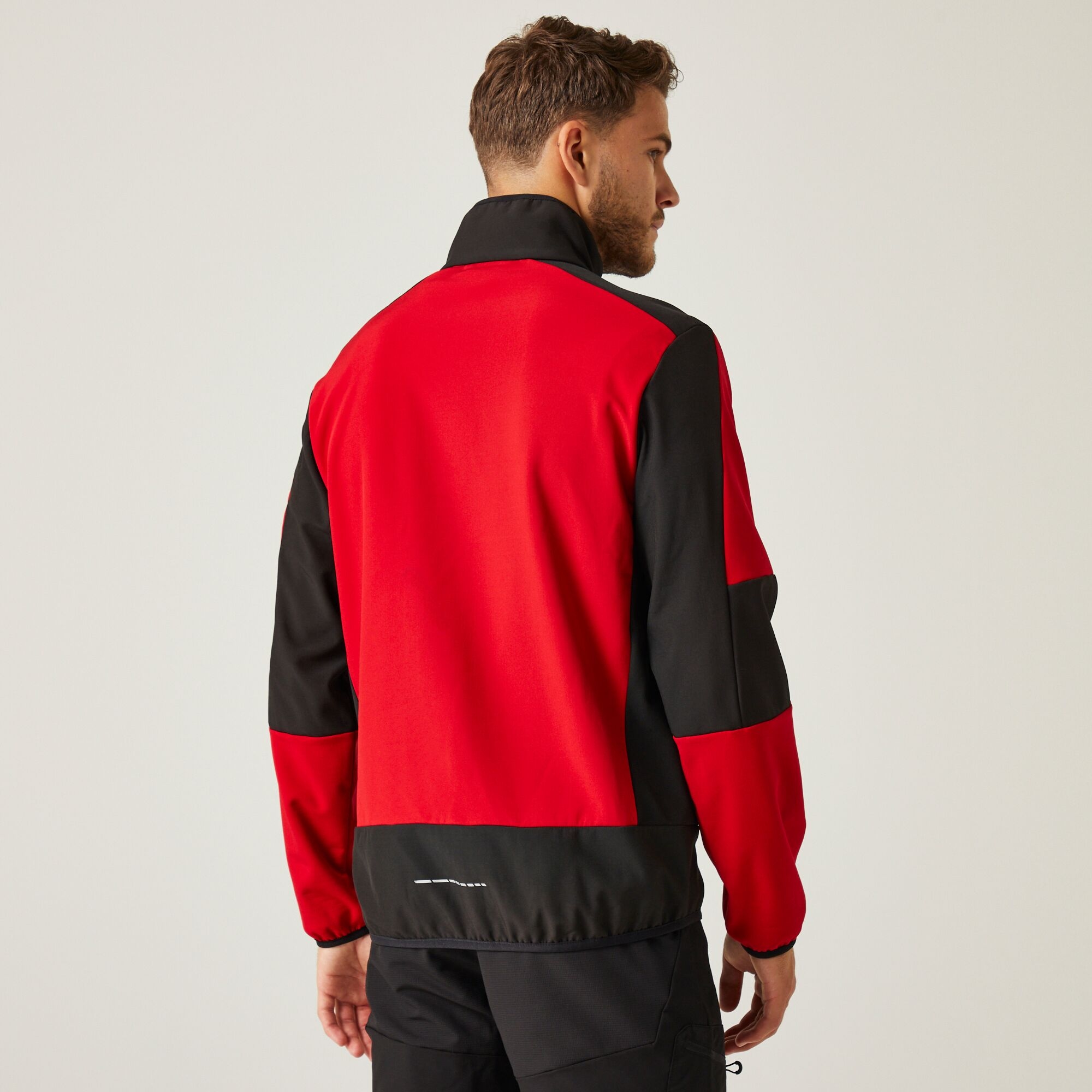 Men's E-Volve 2 Layer Softshell Jacket | Classic Red Black