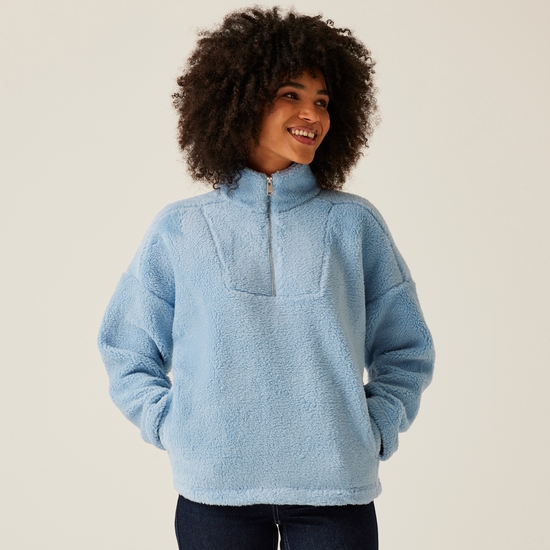 Women's Zeeke Fluffy Fleece | Soft Denim