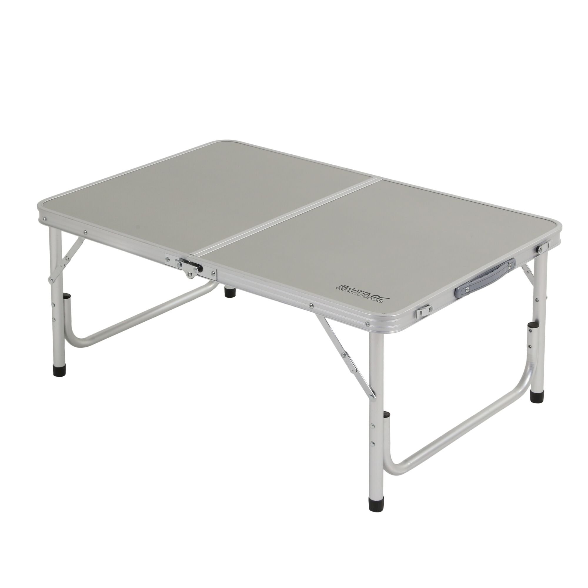 Cena Lightweight Bi-Folding Table Lead | Lead Grey Prince of Wales Check