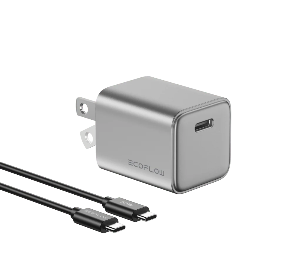 EcoFlow RAPID 30W GaN Charger with 60W Cable