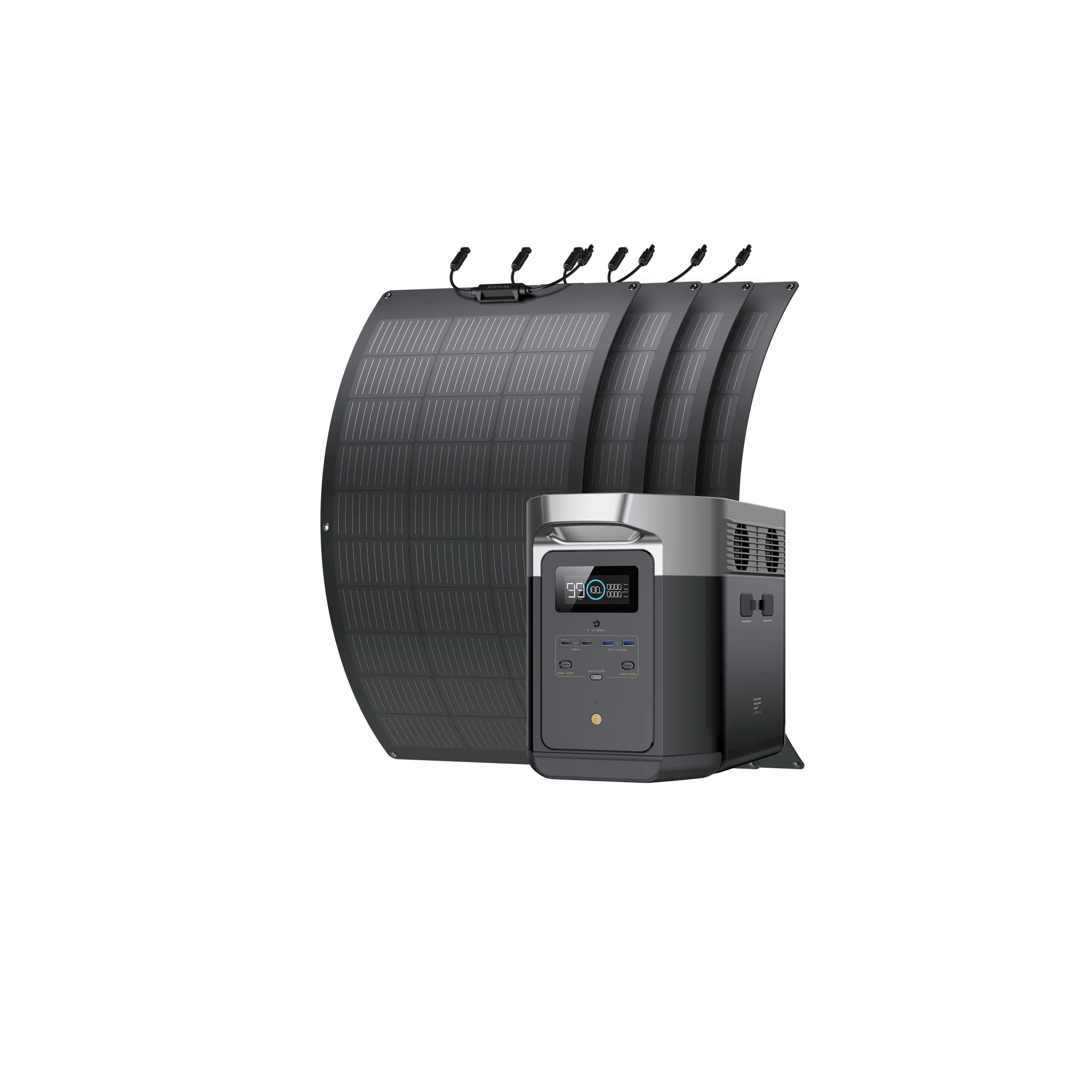 EcoFlow DELTA Max Solar Generator (Flexible PV100W)