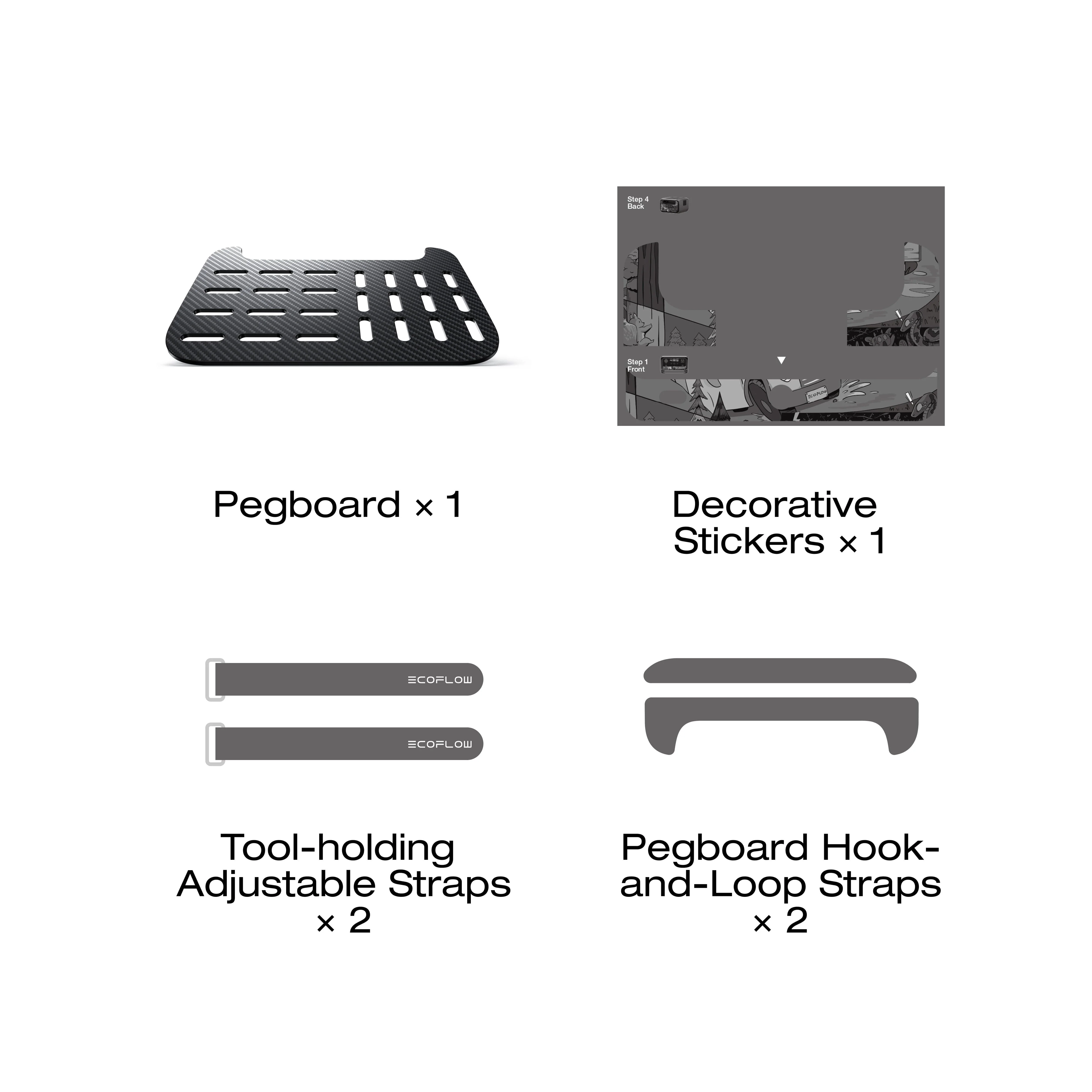 EcoFlow RIVER 3 Plus Tool Pegboard