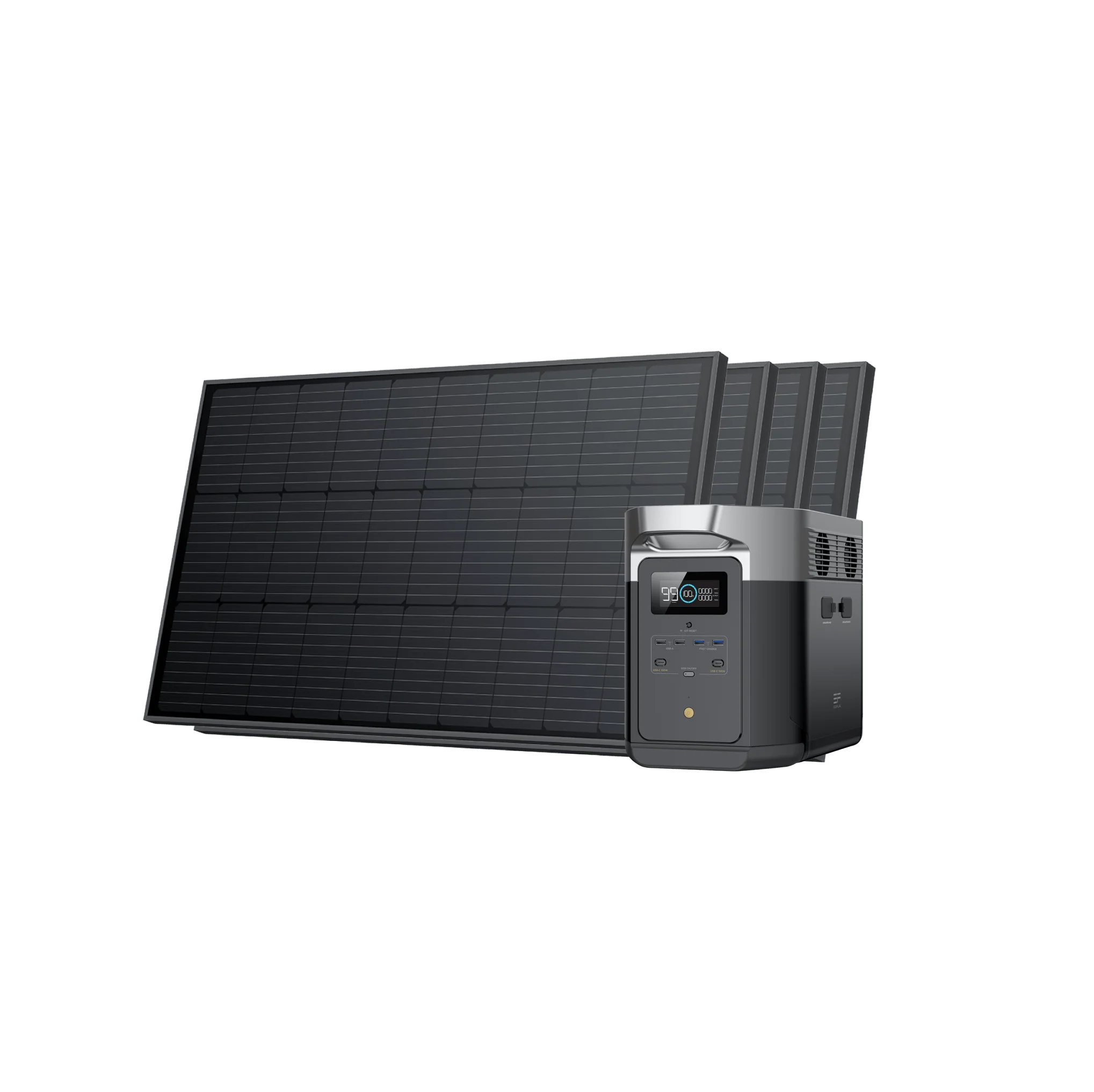 EcoFlow DELTA Max Solar Generator (Rigid PV100W)
