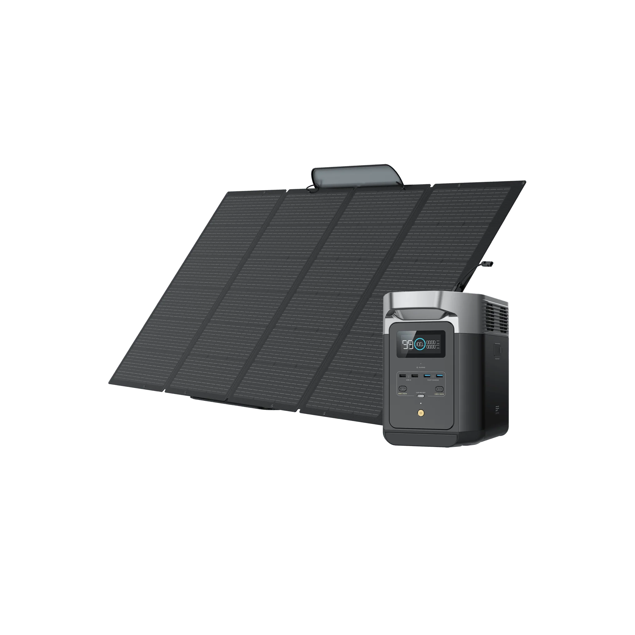 EcoFlow DELTA 2 + 400W Portable Solar Panel