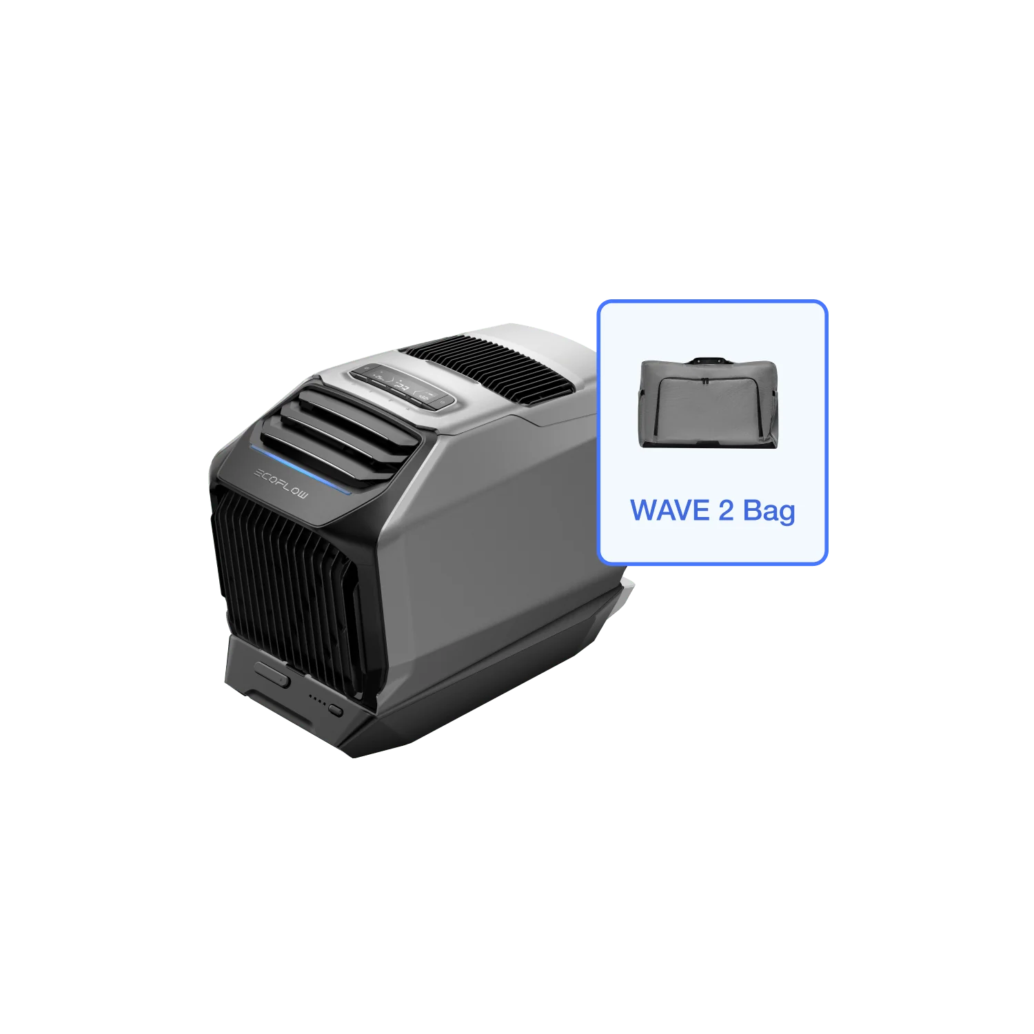 EcoFlow WAVE 2 + Add-on Battery + WAVE 2 Bag