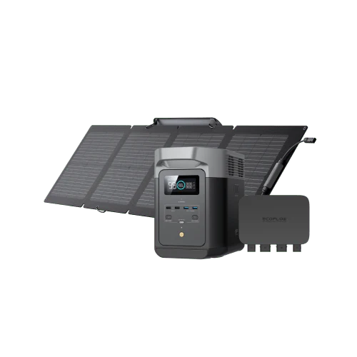 EcoFlow DELTA 2 + 800W Alternator Charger + 110W Solar Panel