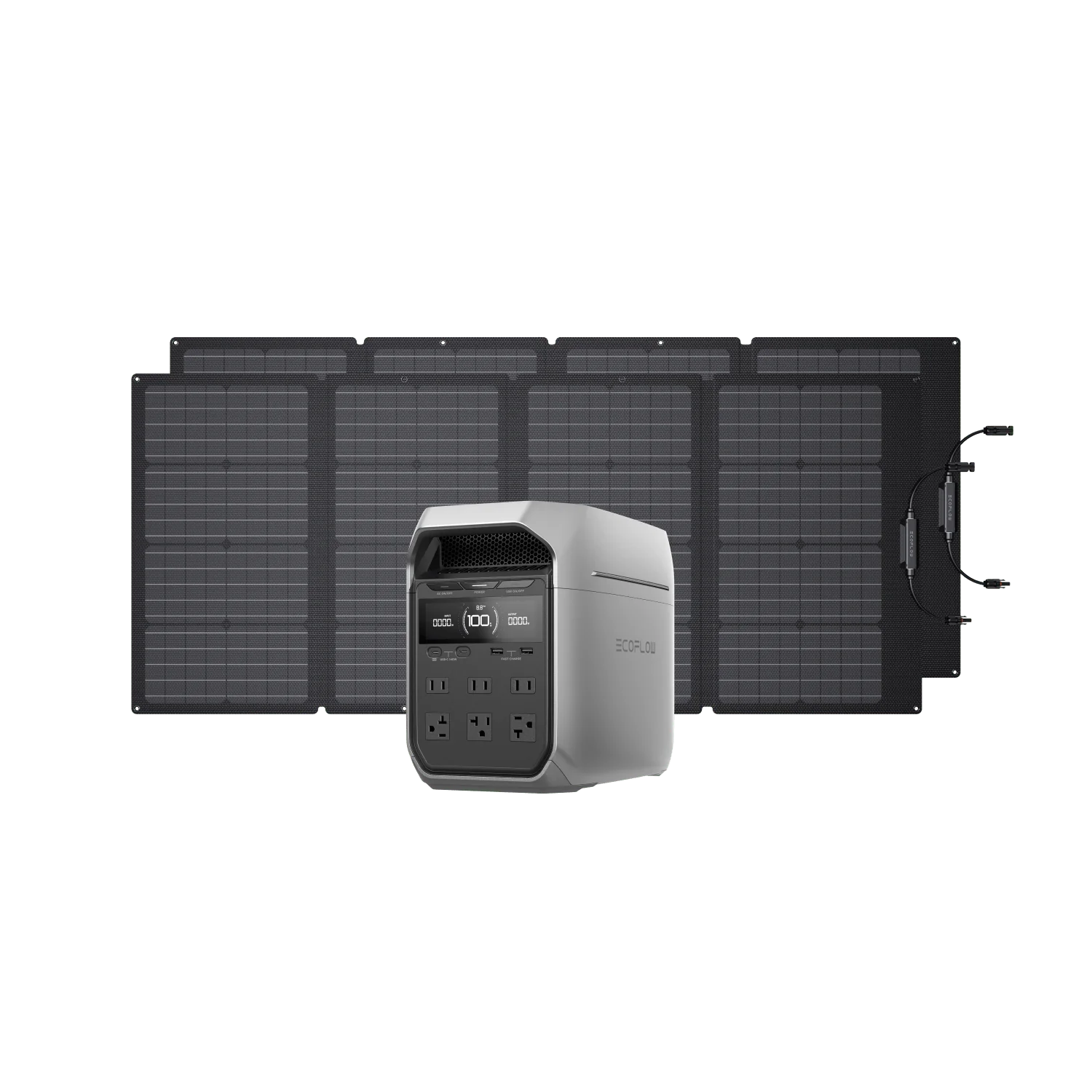 EcoFlow DELTA 3 Series Solar Generator (PV160W)