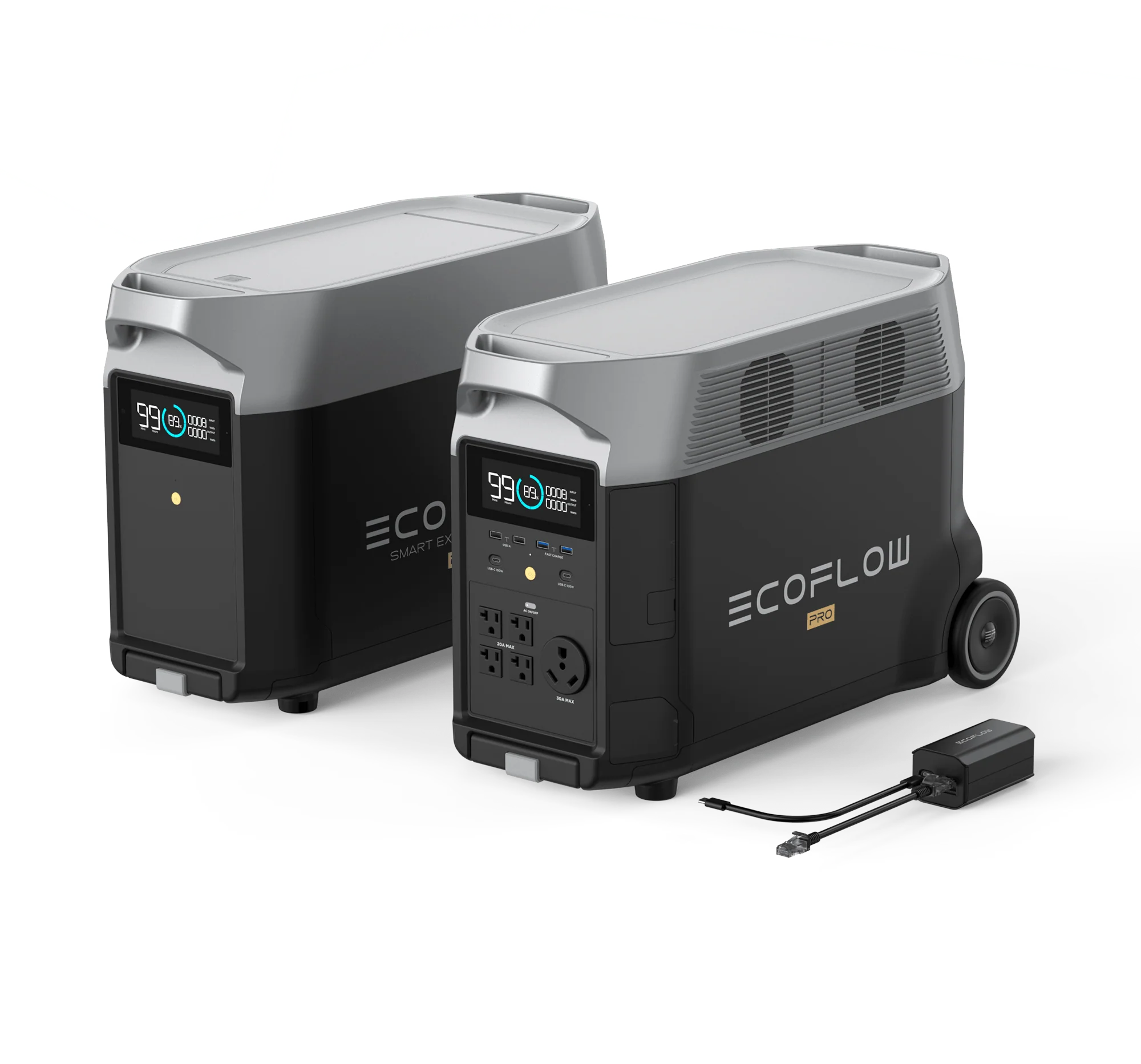 Portable RV & EV Power with EcoFlow DELTA Pro: EcoFlow DELTA Pro + Grounding Adapter