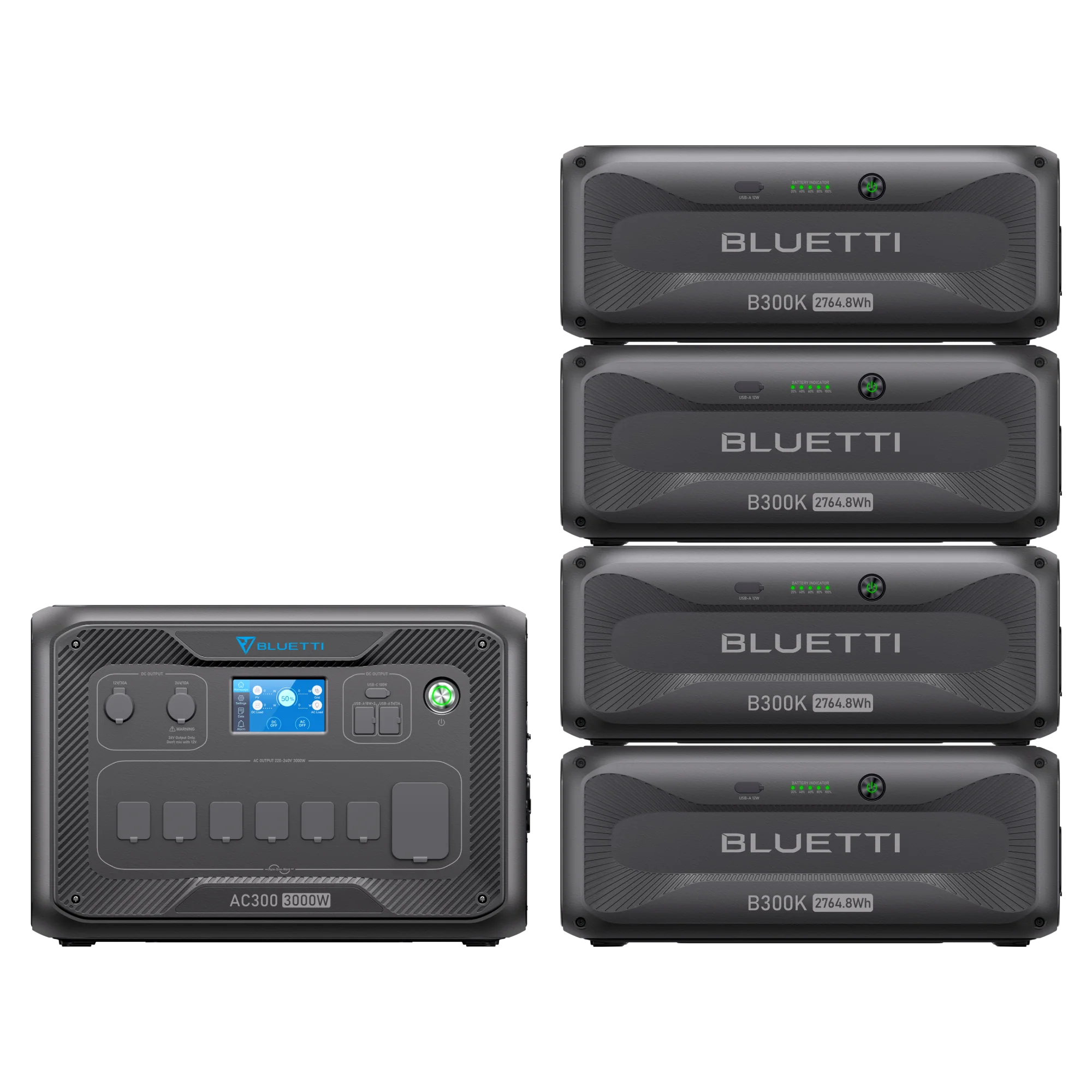 BLUETTI AC300+4*B300K | Home Battery Backup