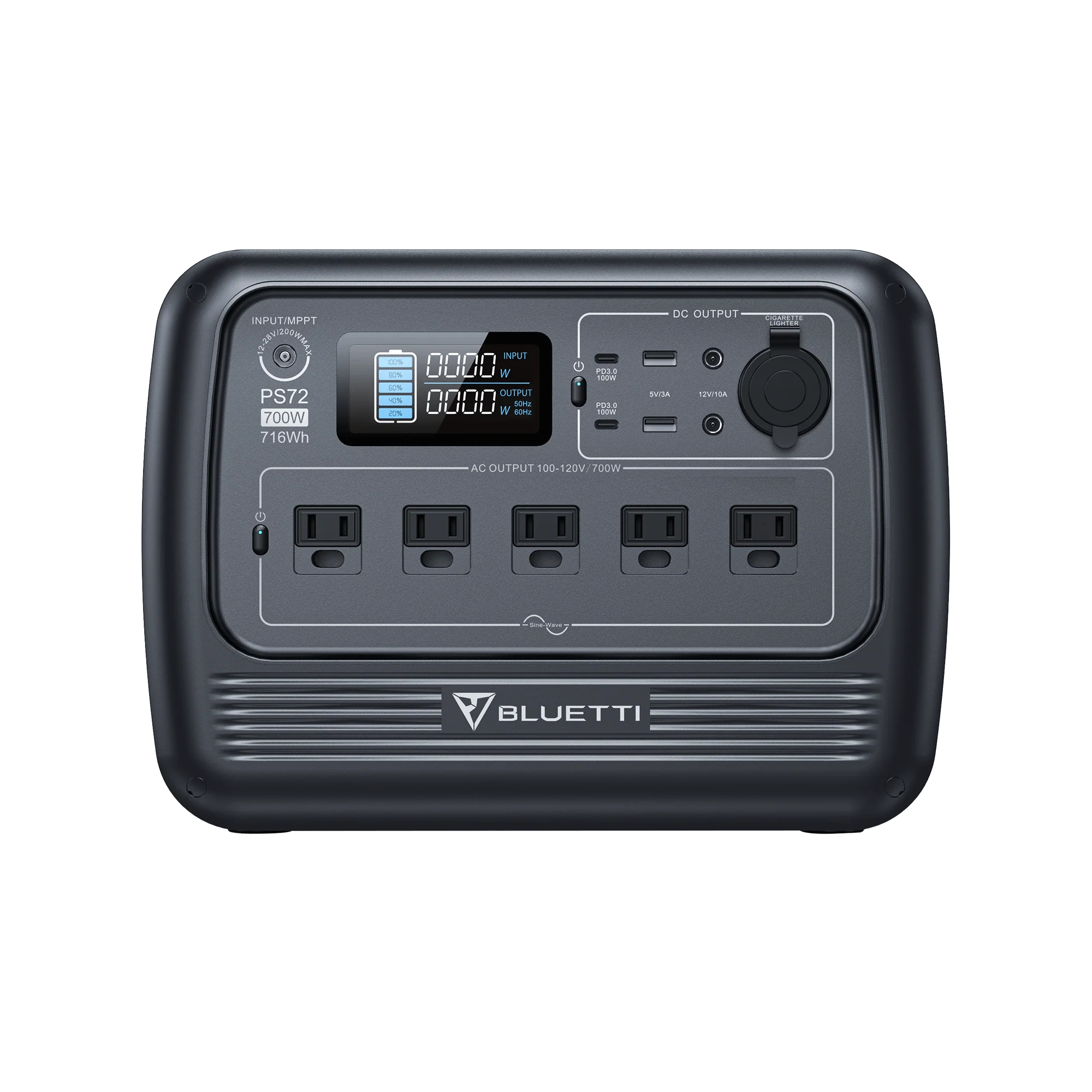 BLUETTI PS72 Portable Power Station | 700W 716Wh