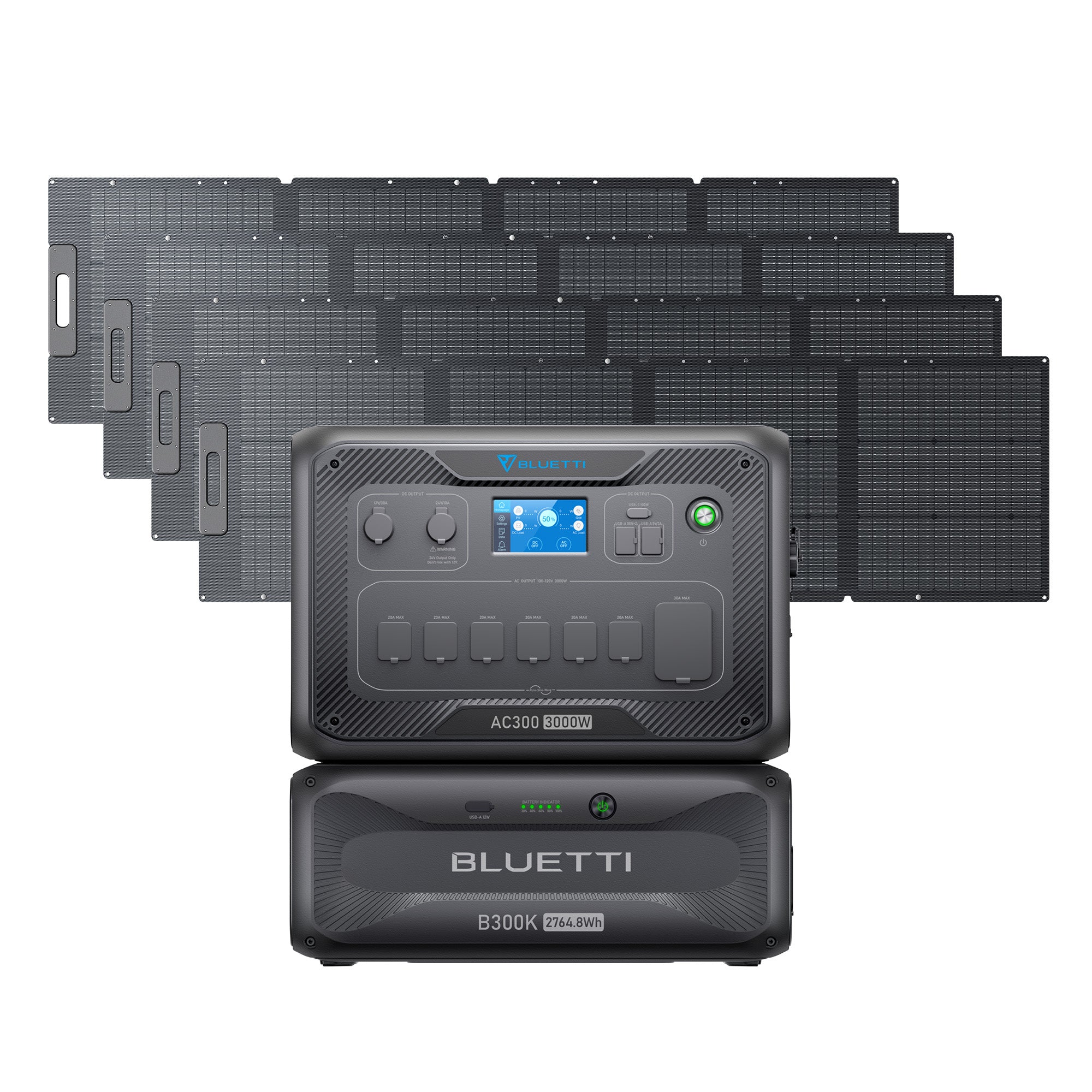 BLUETTI AC300+B300K+4*SP200L-A