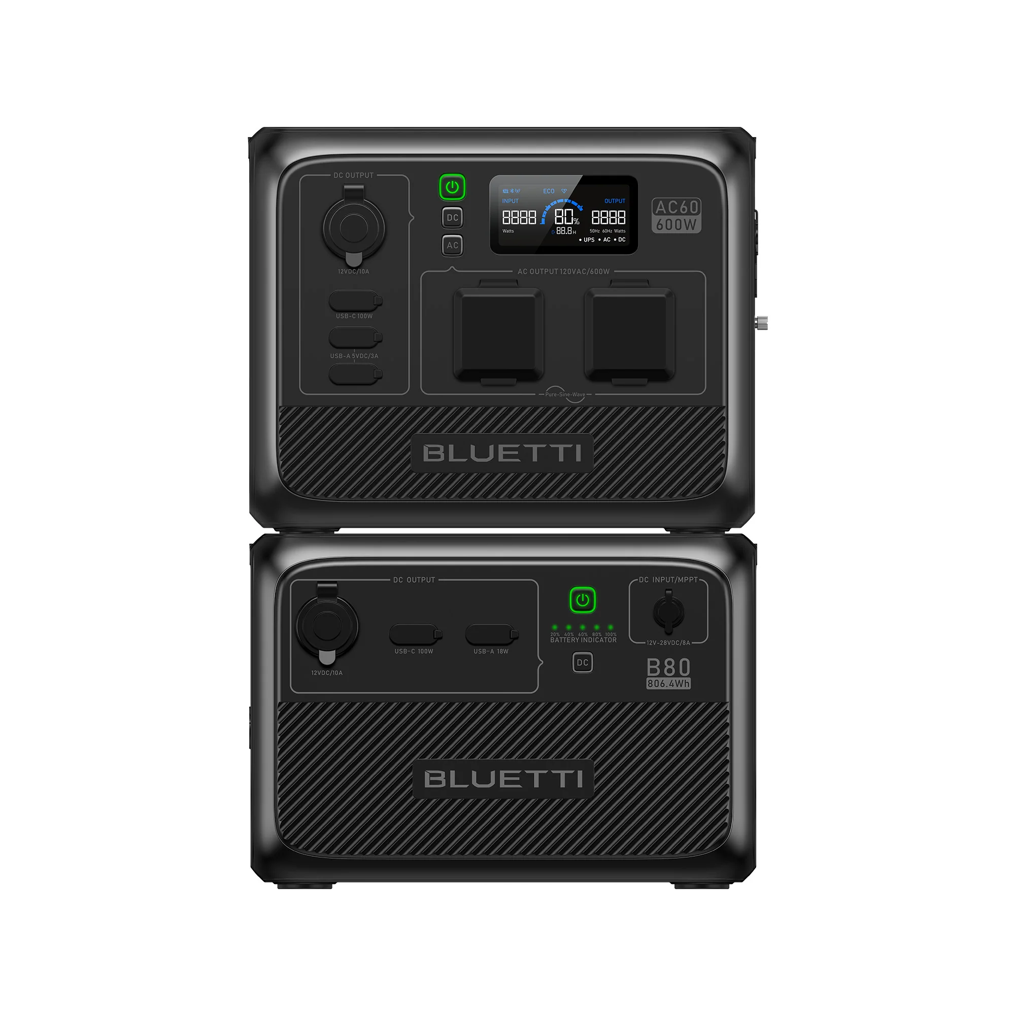 BLUETTI AC60+B80 Portable Power Station-A