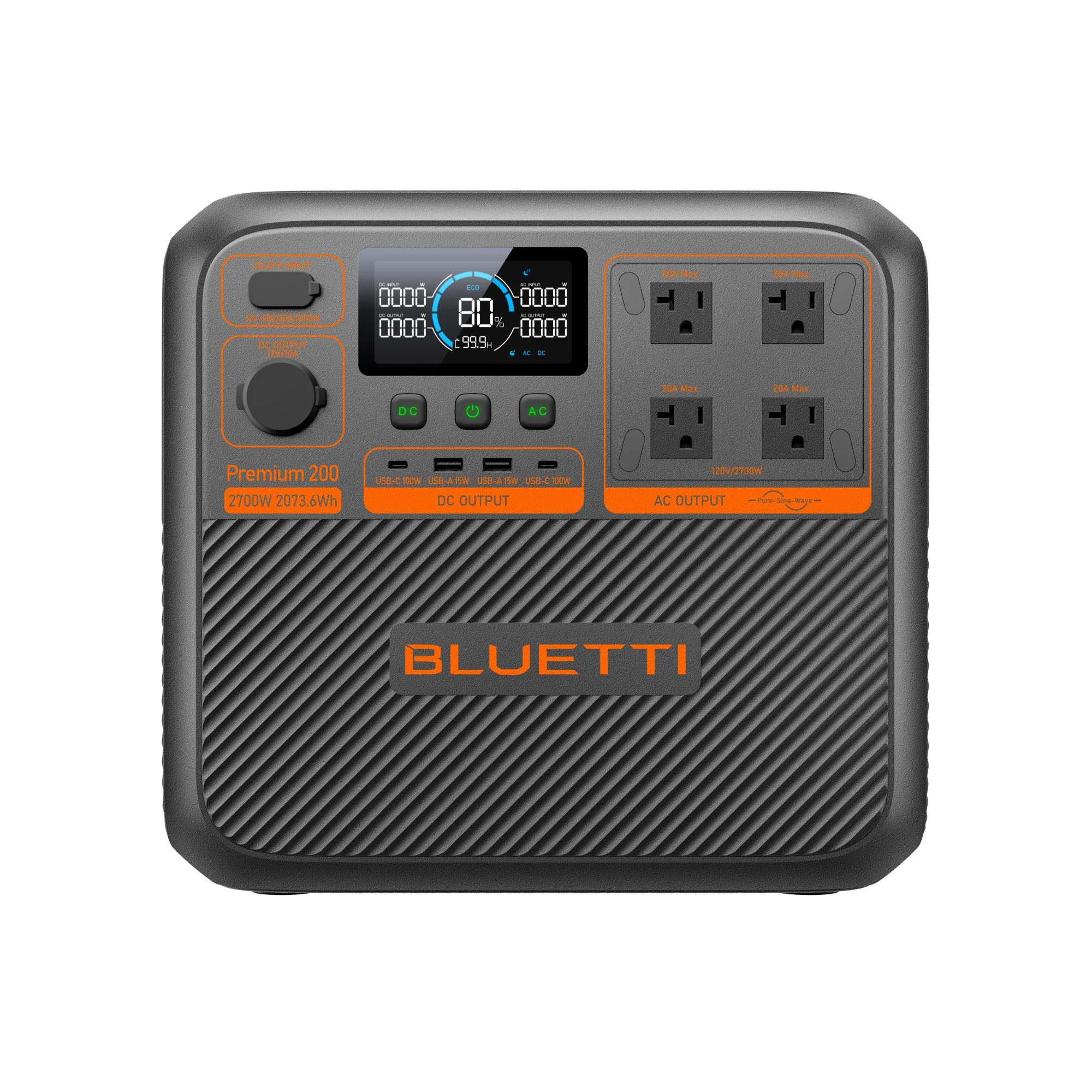 BLUETTI Premium 200 V2 Portable Power Station -A