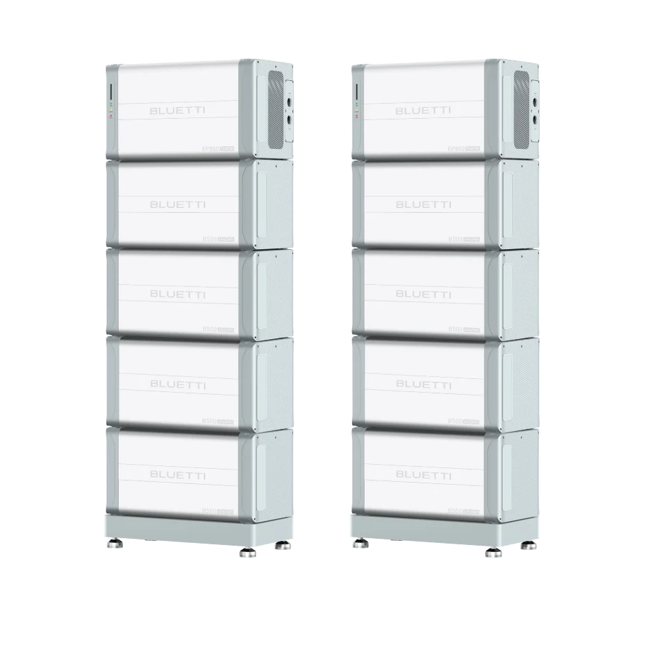 BLUETTI 2*EP800 + 8*B500 Home Battery Backup