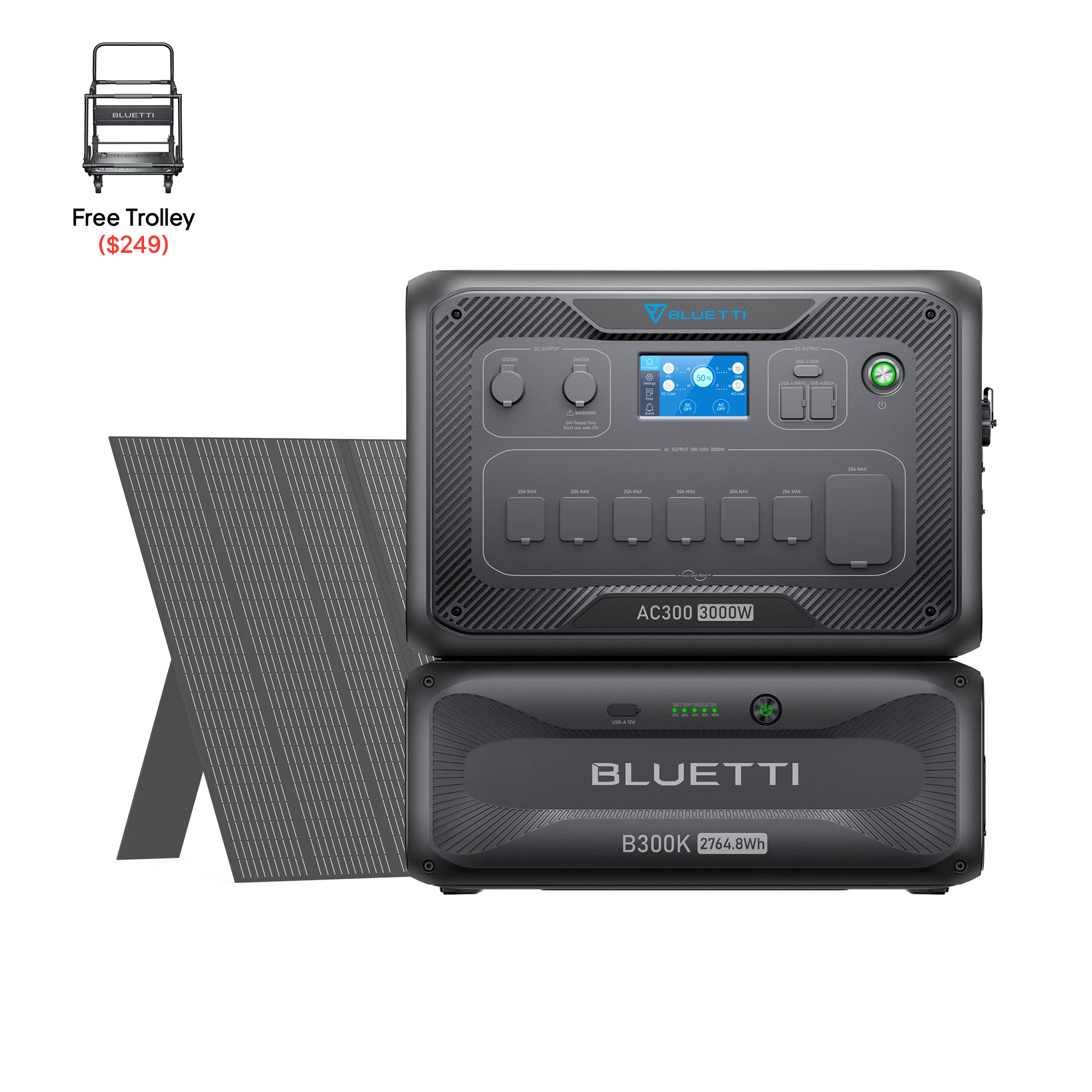 AC300+B300K+350W (Get Free Trolley)