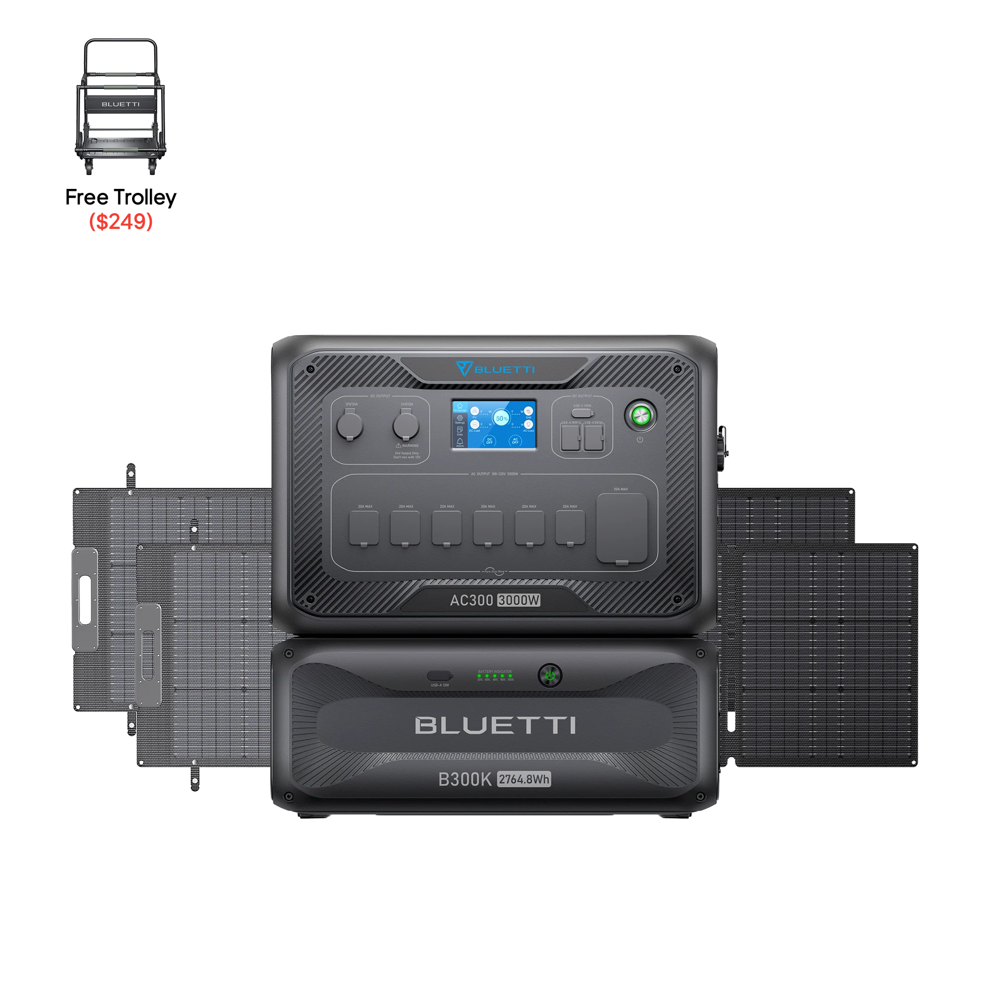 AC300+B300K+2*200W (Get Free Trolley)