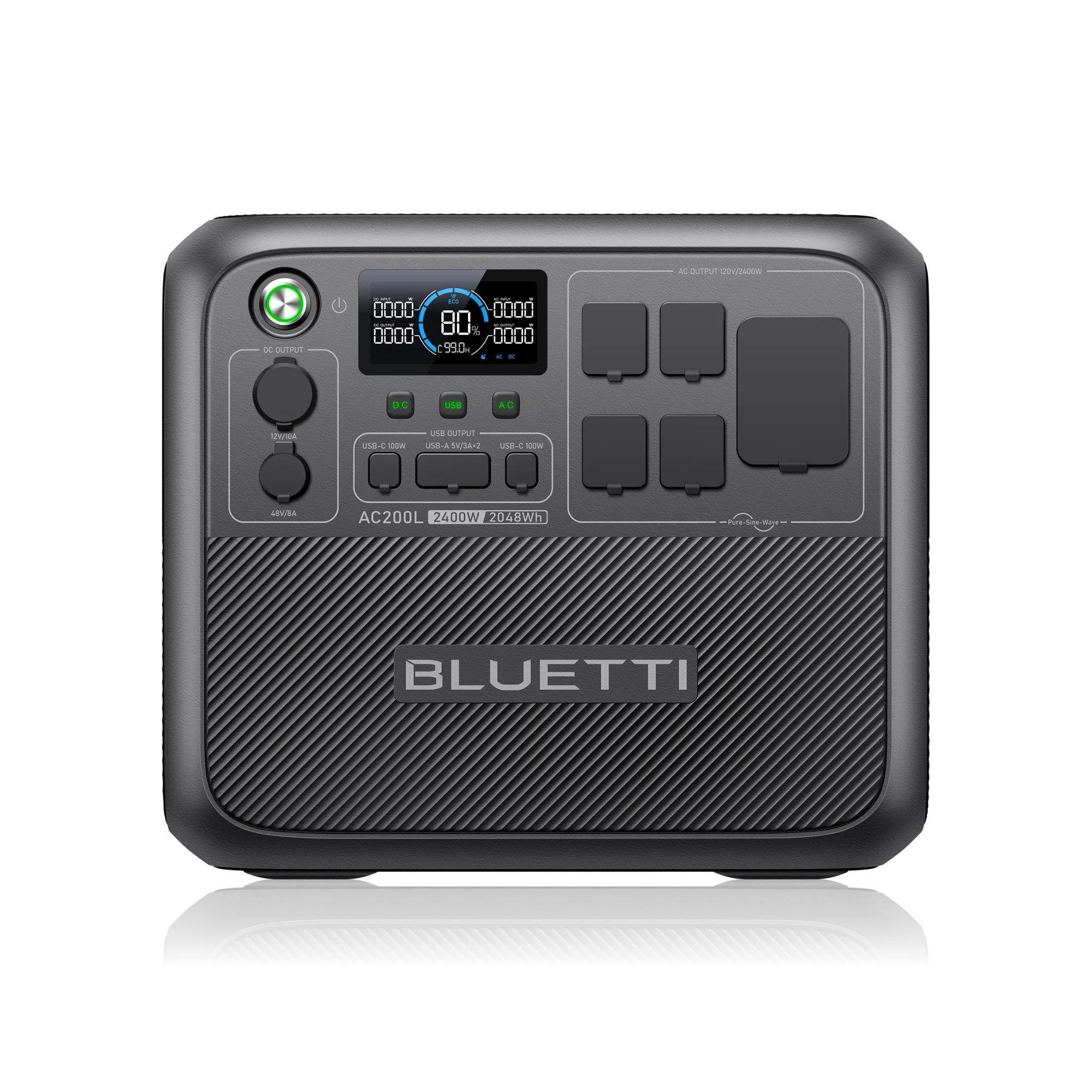 BLUETTI AC200L Portable Power Station | 2,400W,2,048Wh, Portable Power