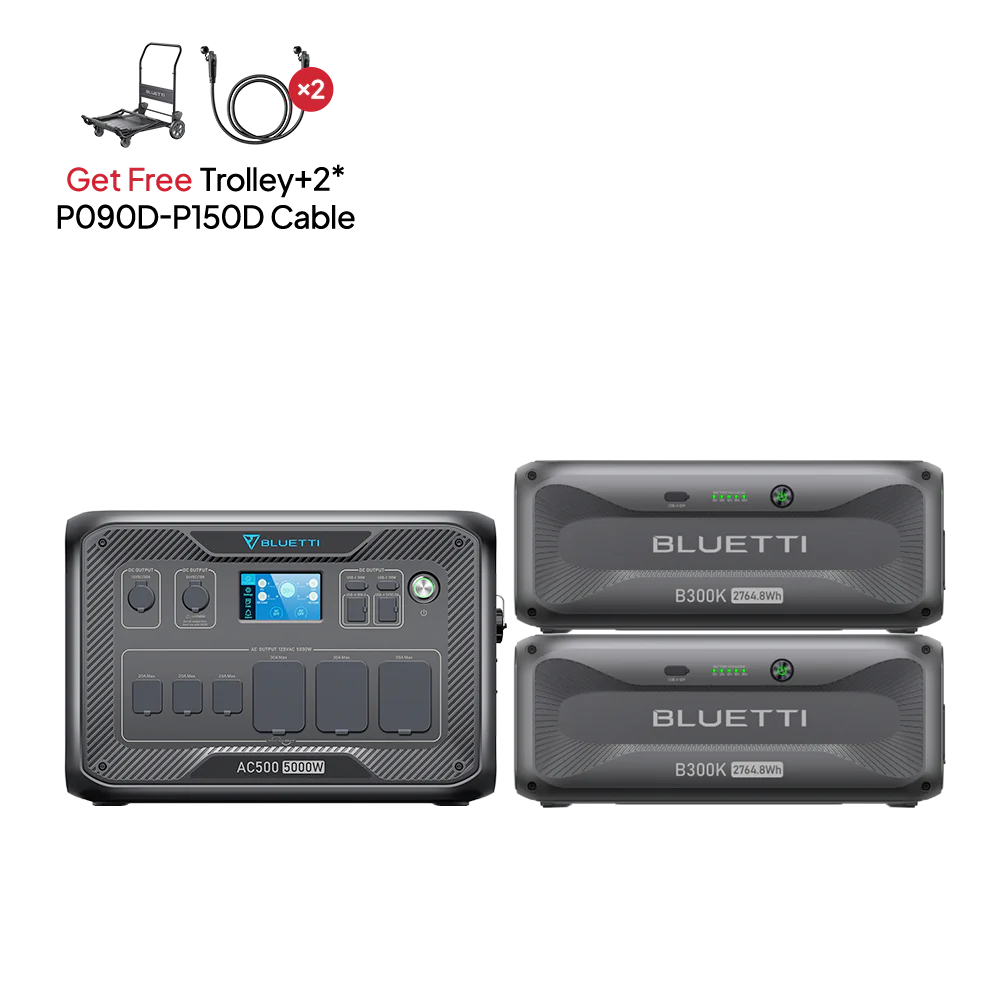 AC500+2*B300K(Free 2*P090D to P150D+Foldable Trolley)
