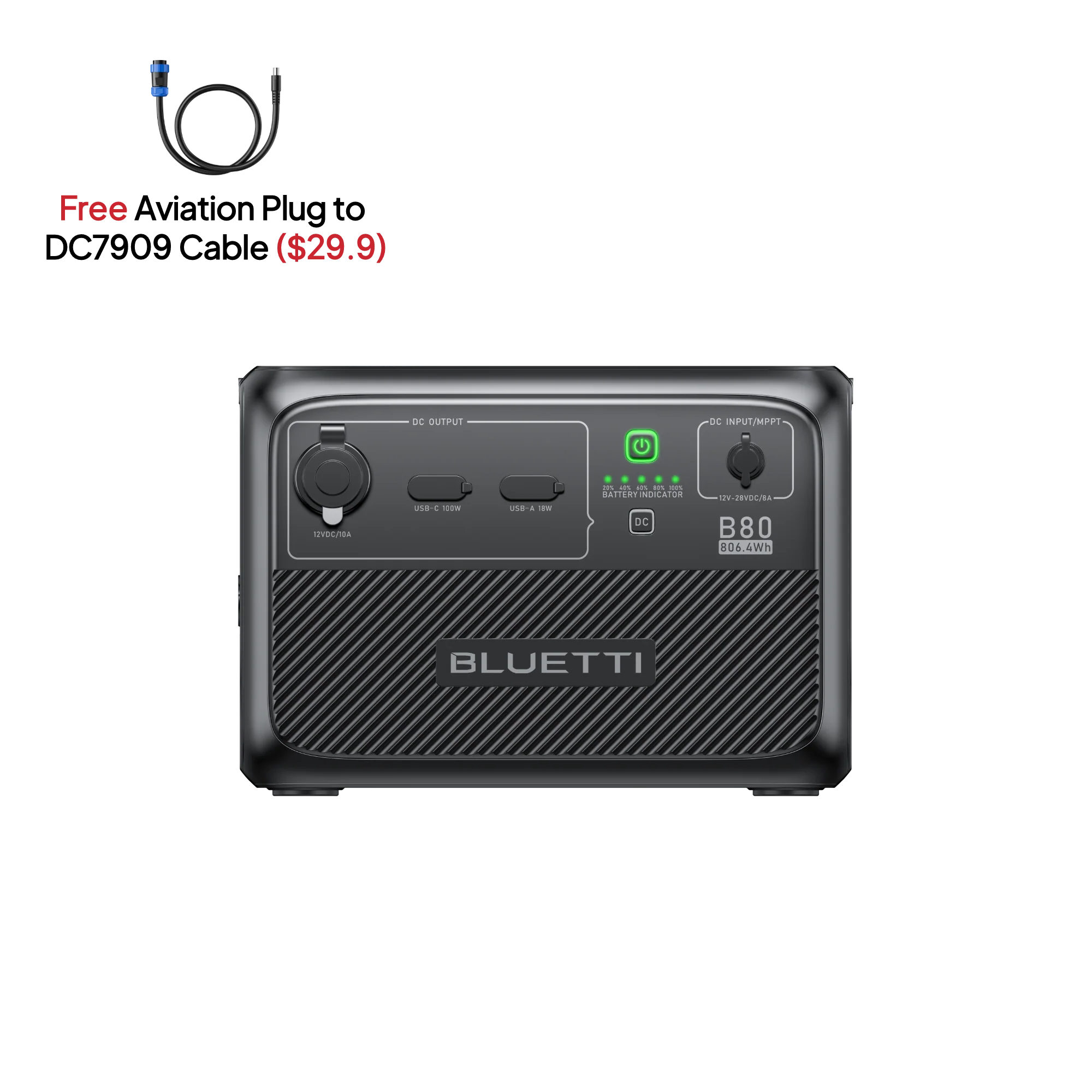 BLUETTI B80/B80P Expansion Battery | 806Wh