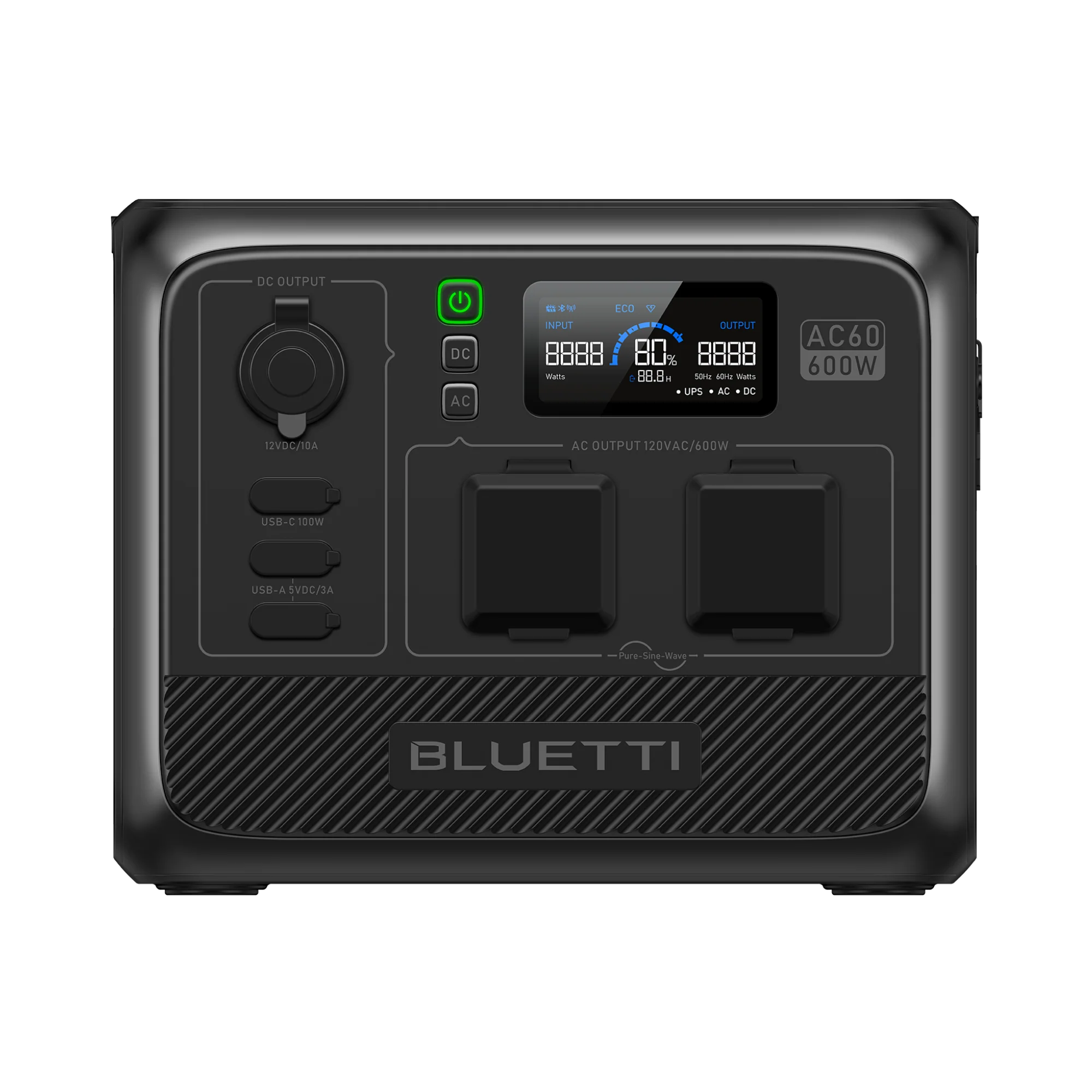 BLUETTI AC60+SP100L Solar Generator | 600W 403Wh
