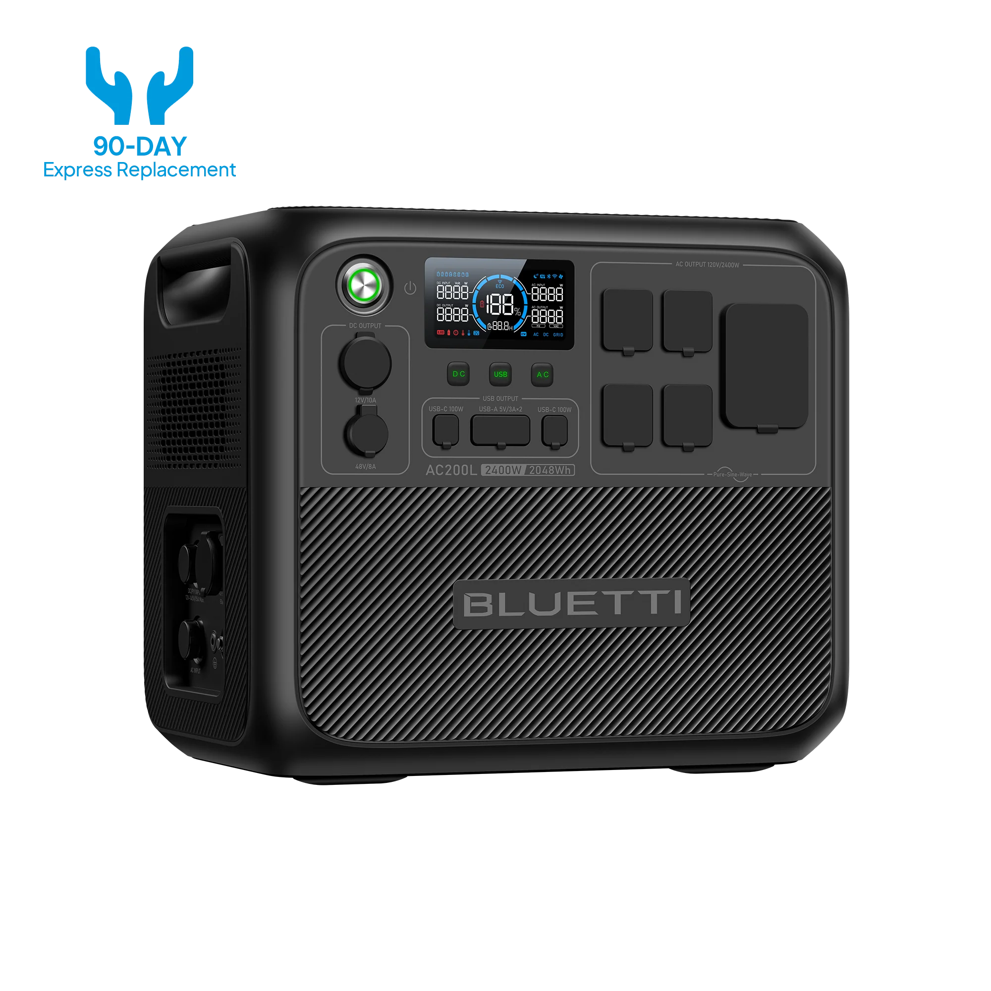 BLUETTI AC200L Portable Power Station-A