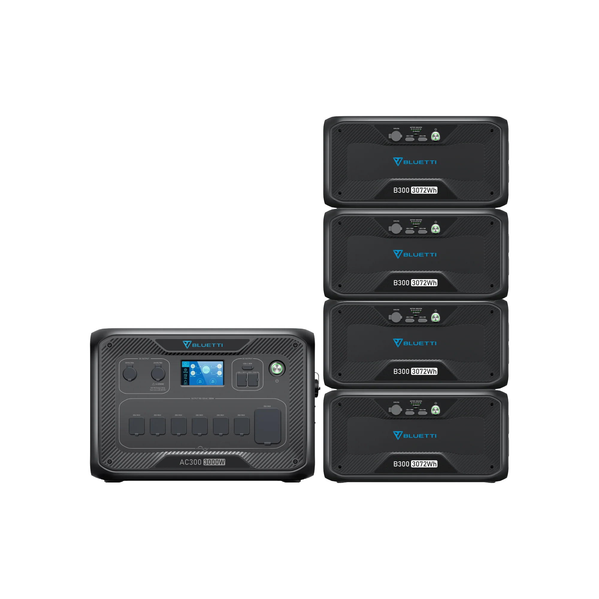 BLUETTI AC300 + 4*B300 | Home Battery Backup