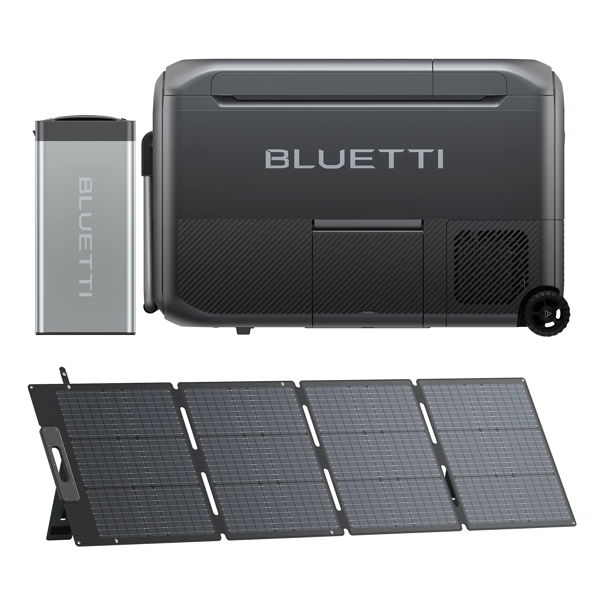 MultiCooler Portable Fridge+B70 Battery Pack+200W Solar