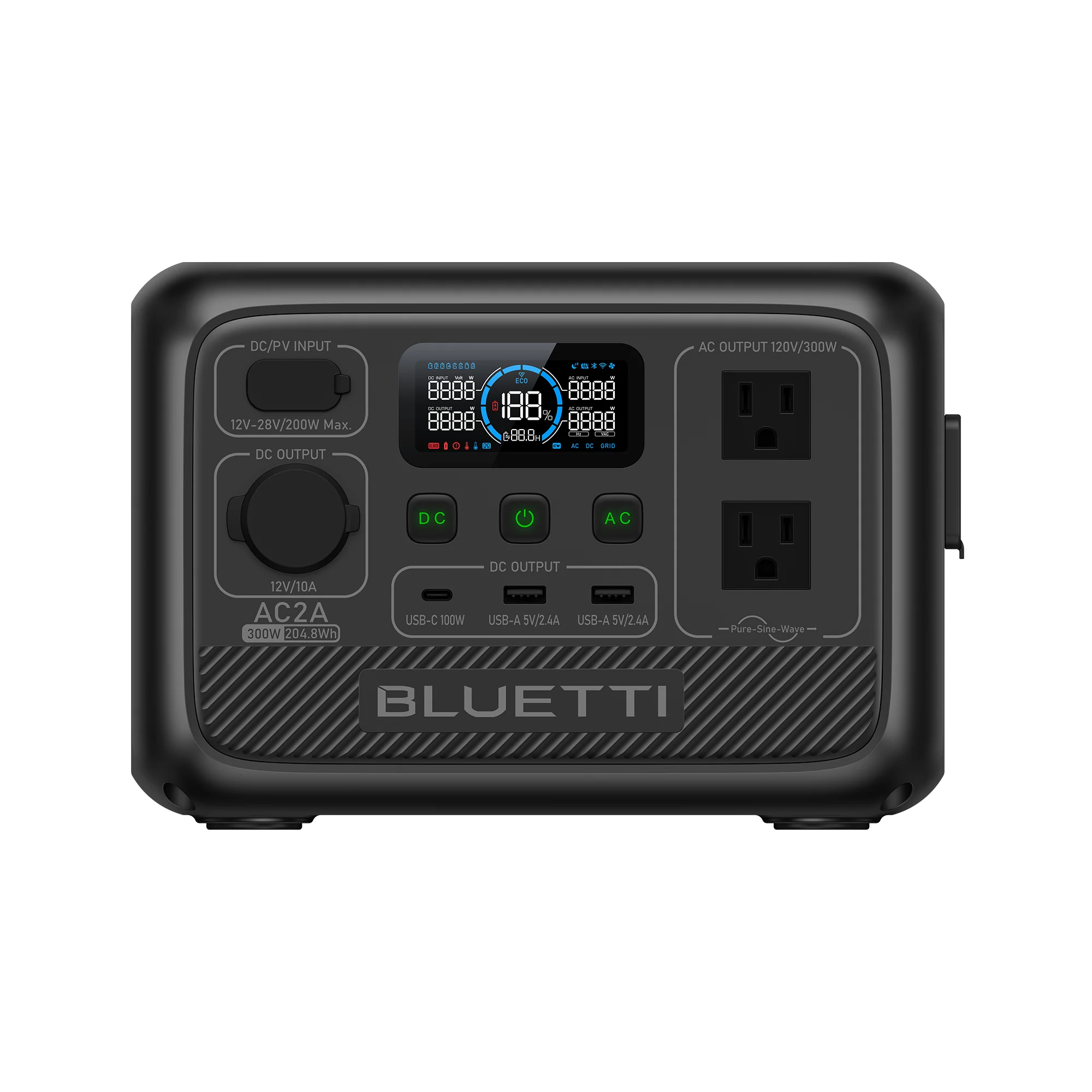 BLUETTI AC2A Portable Power Station-A