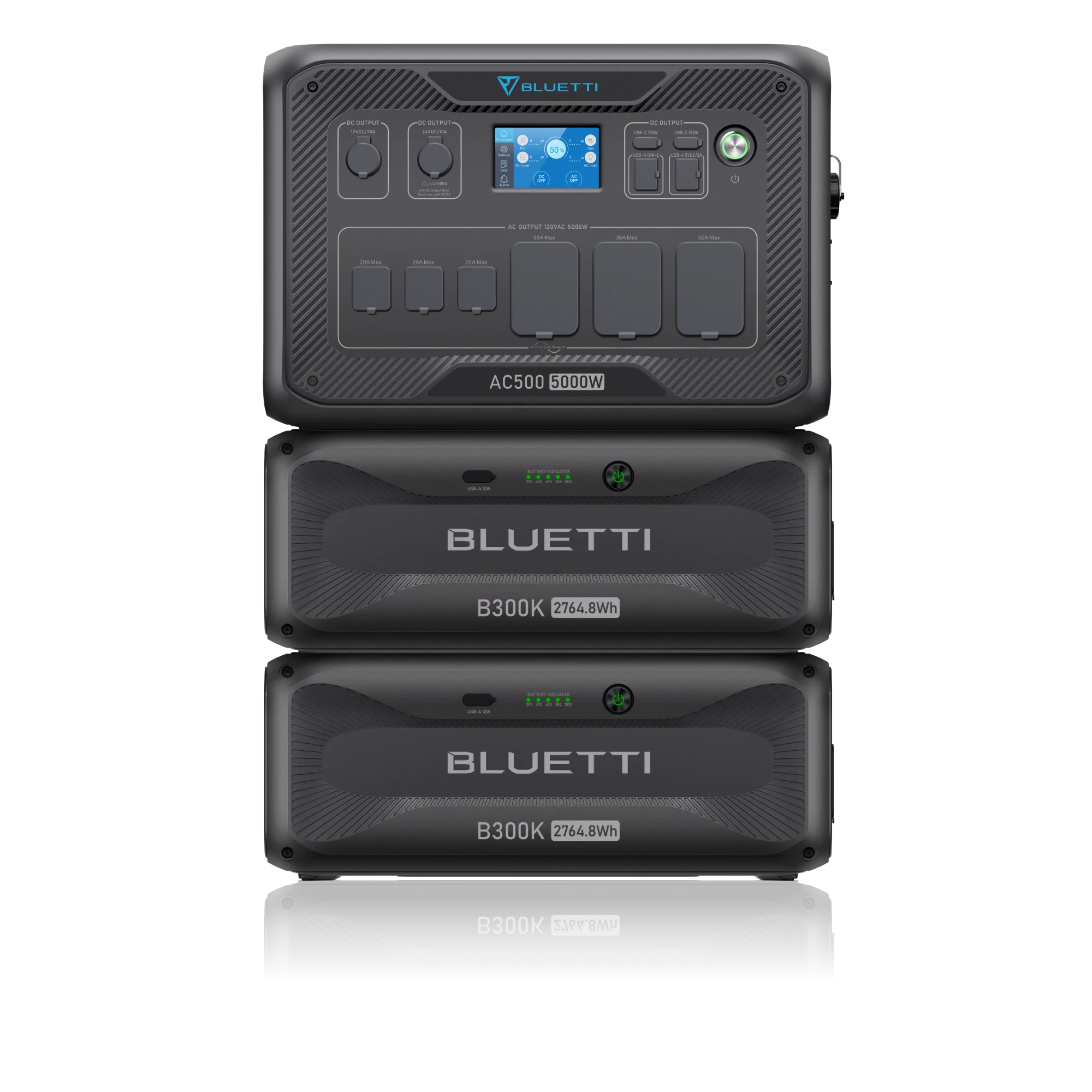 BLUETTI AC500+2*B300K (Free P090D-P150D Cable) | Home Battery Backup