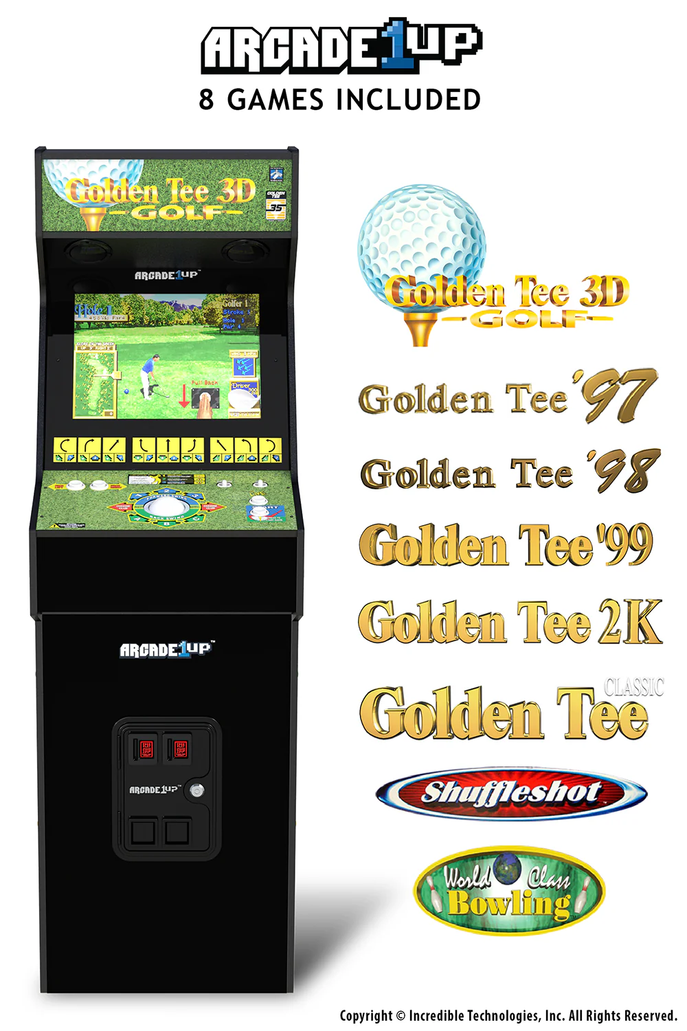 Golden Tee 3D 35th Anniversary Arcade Machine