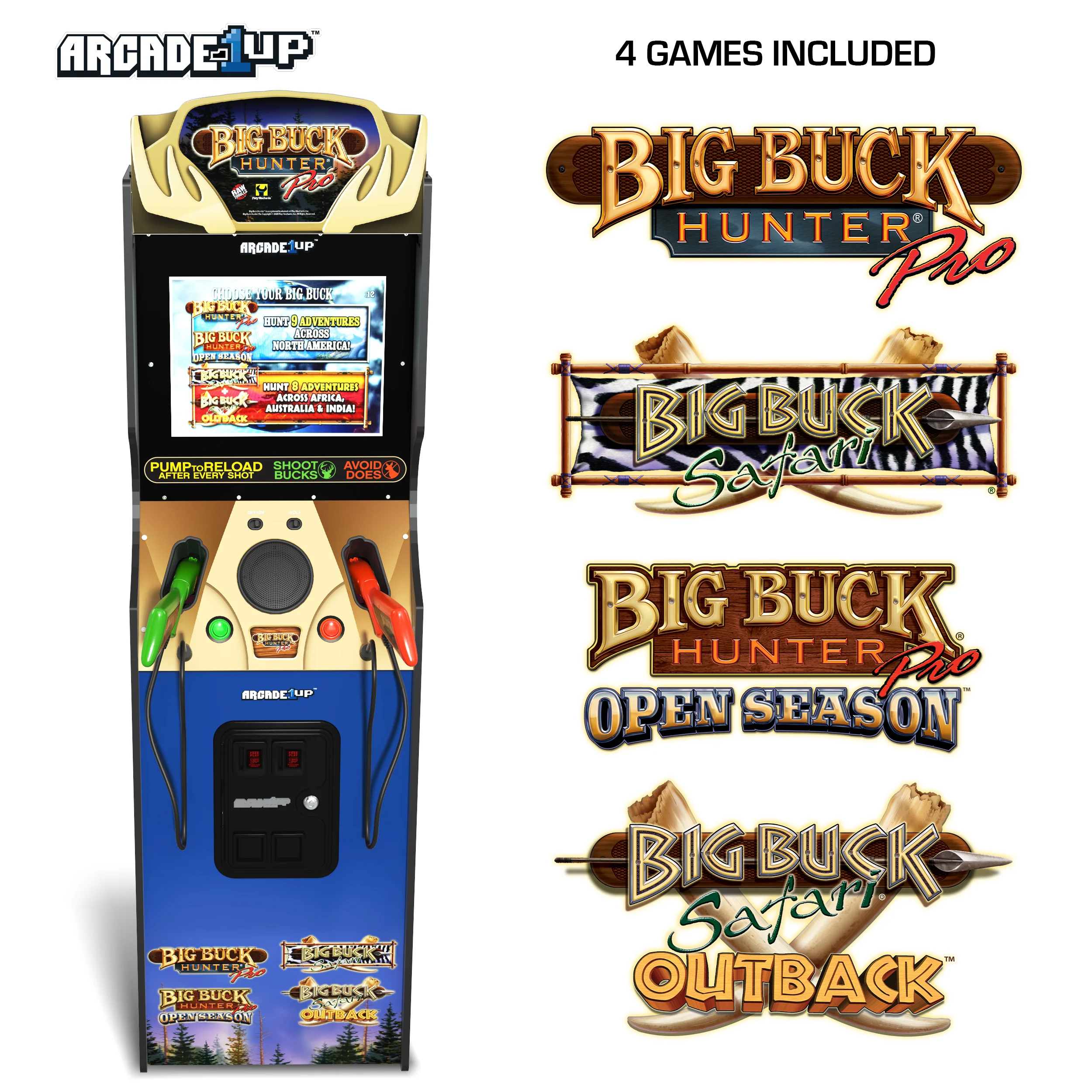 Big Buck Hunter Pro Deluxe Arcade Machine