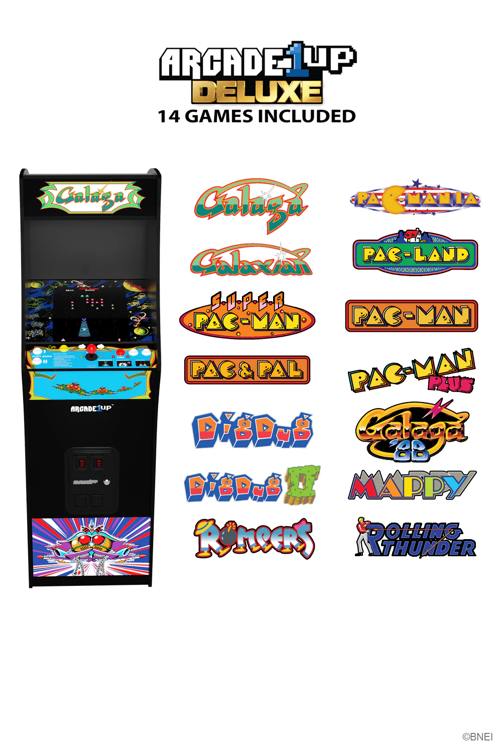 GALAGA Deluxe Arcade Machine