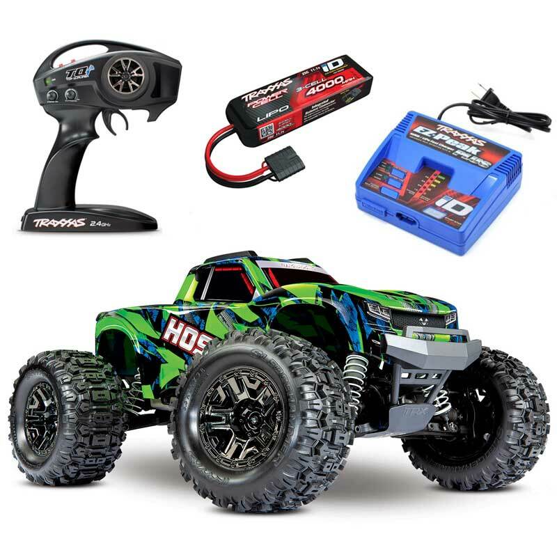 Traxxas Hoss 4x4 VXL Brushless Monster Truck RTR 3S LiPo Combo