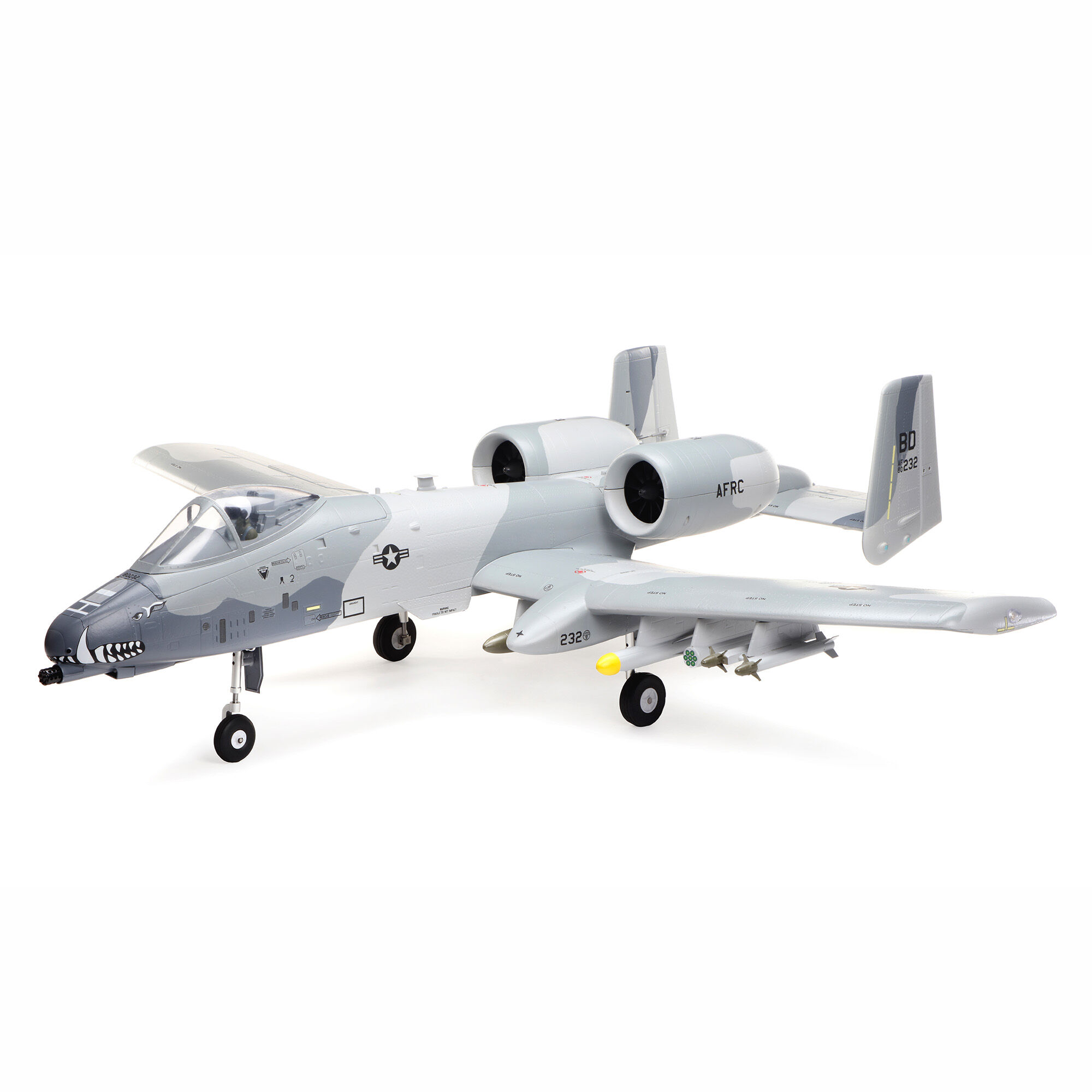A-10 Thunderbolt II 64mm EDF Jet BNF Basic with AS3X and SAFE Select, 1150mm