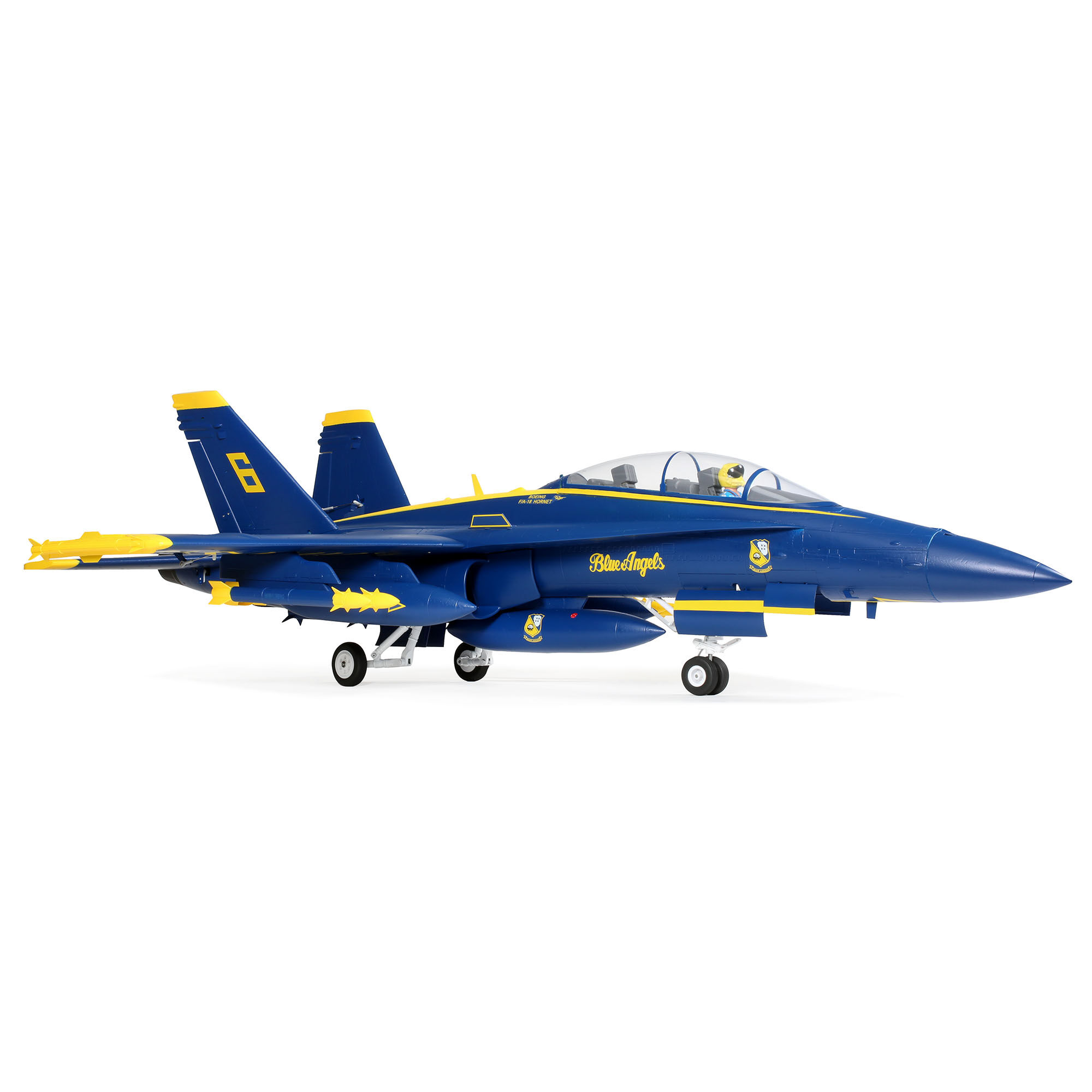 F-18 Blue Angels 80mm EDF Jet BNF Basic with AS3X and SAFE Select, 980mm