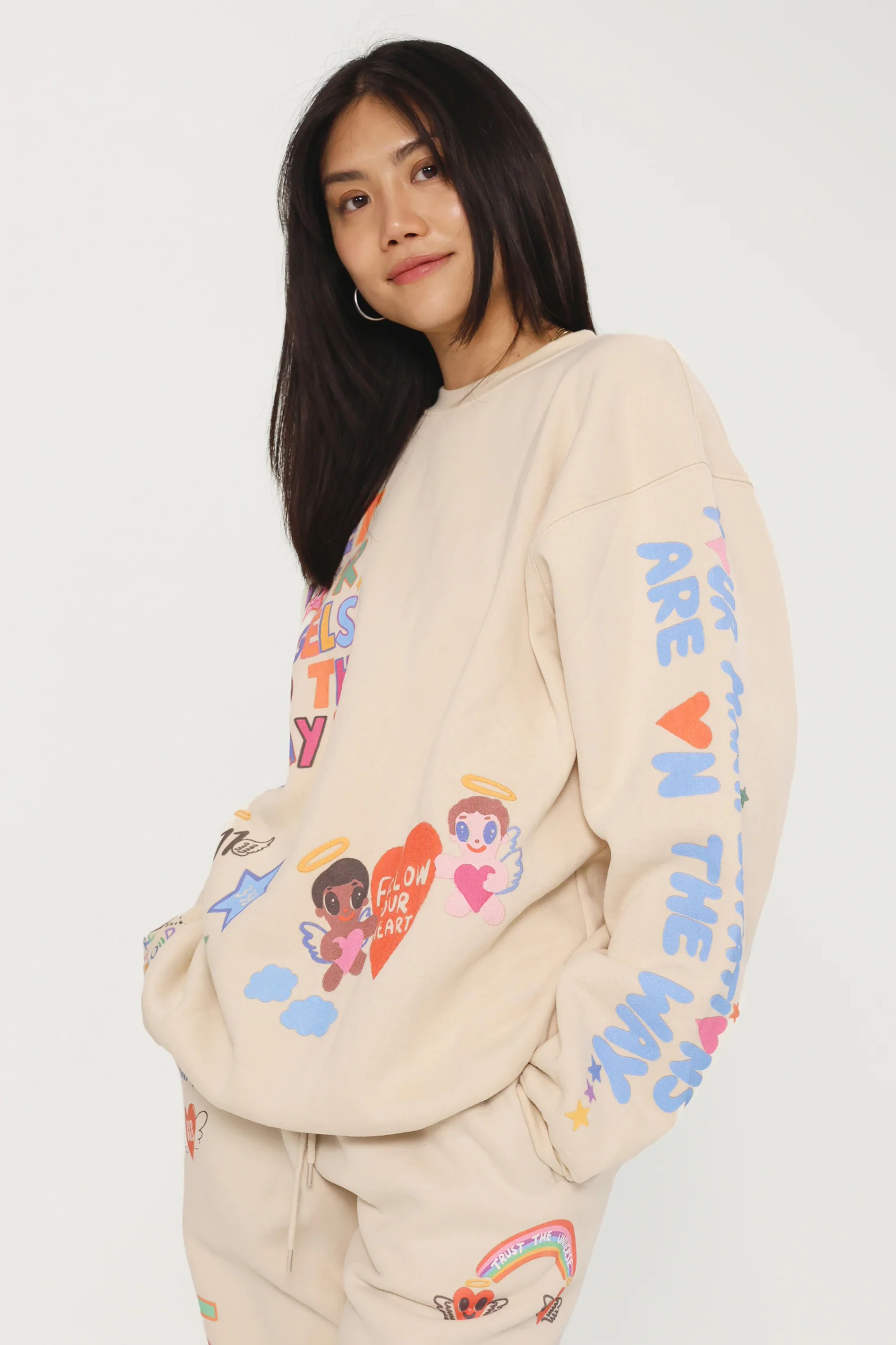 Mayfair x @iscreamcolour Angel Numbers Cloud Crewneck