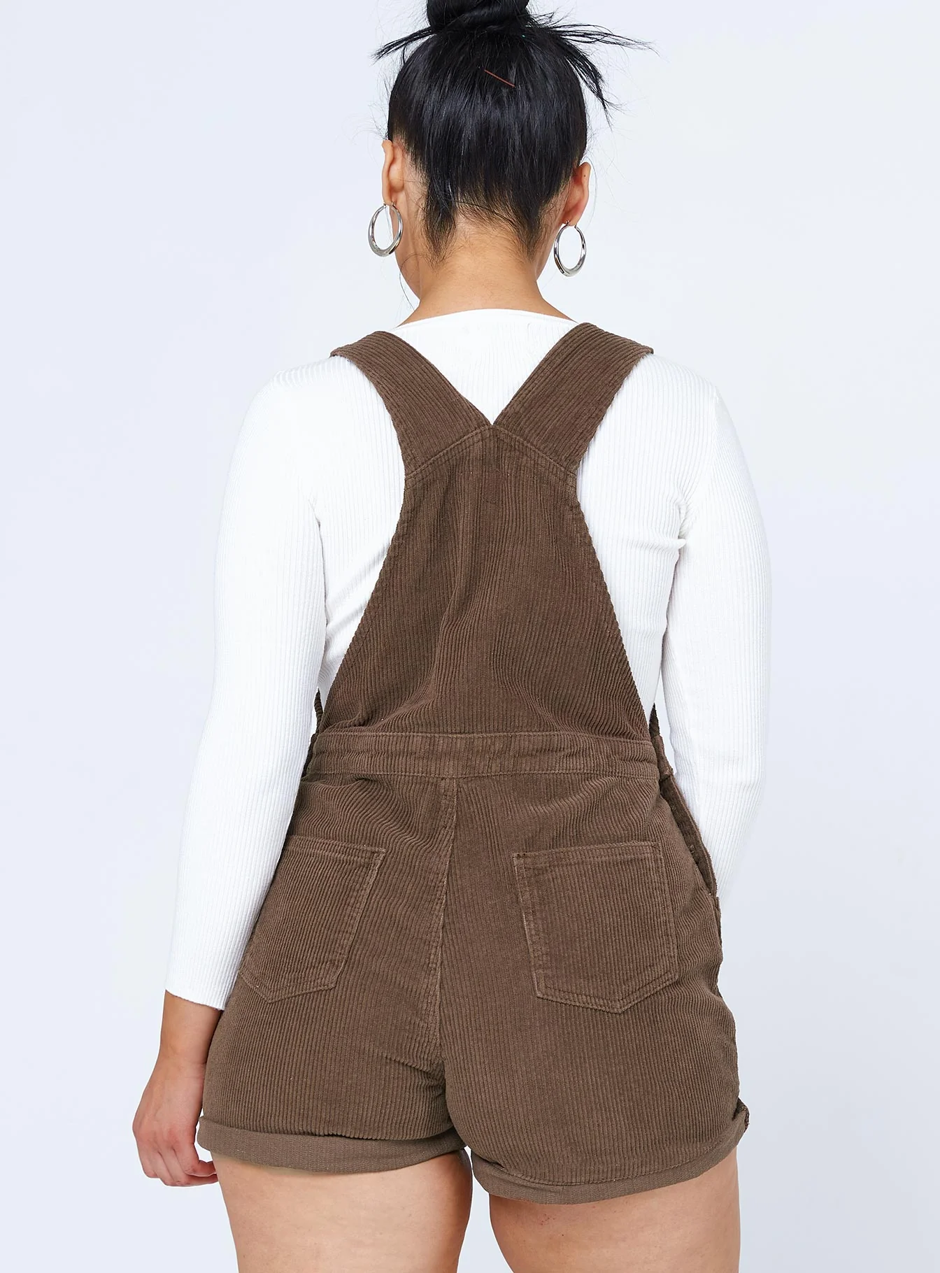 Kacey Short Overalls Brown