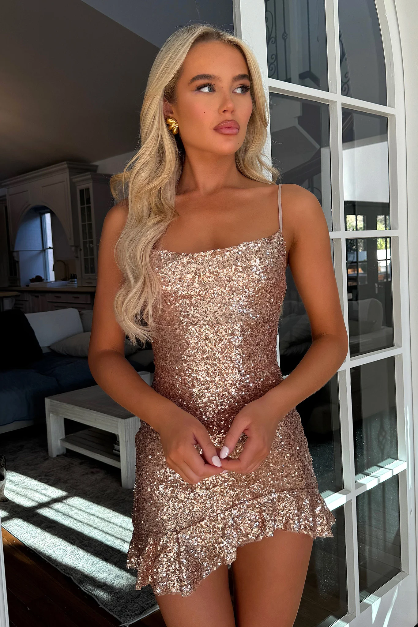 Hannan Dress - Champagne