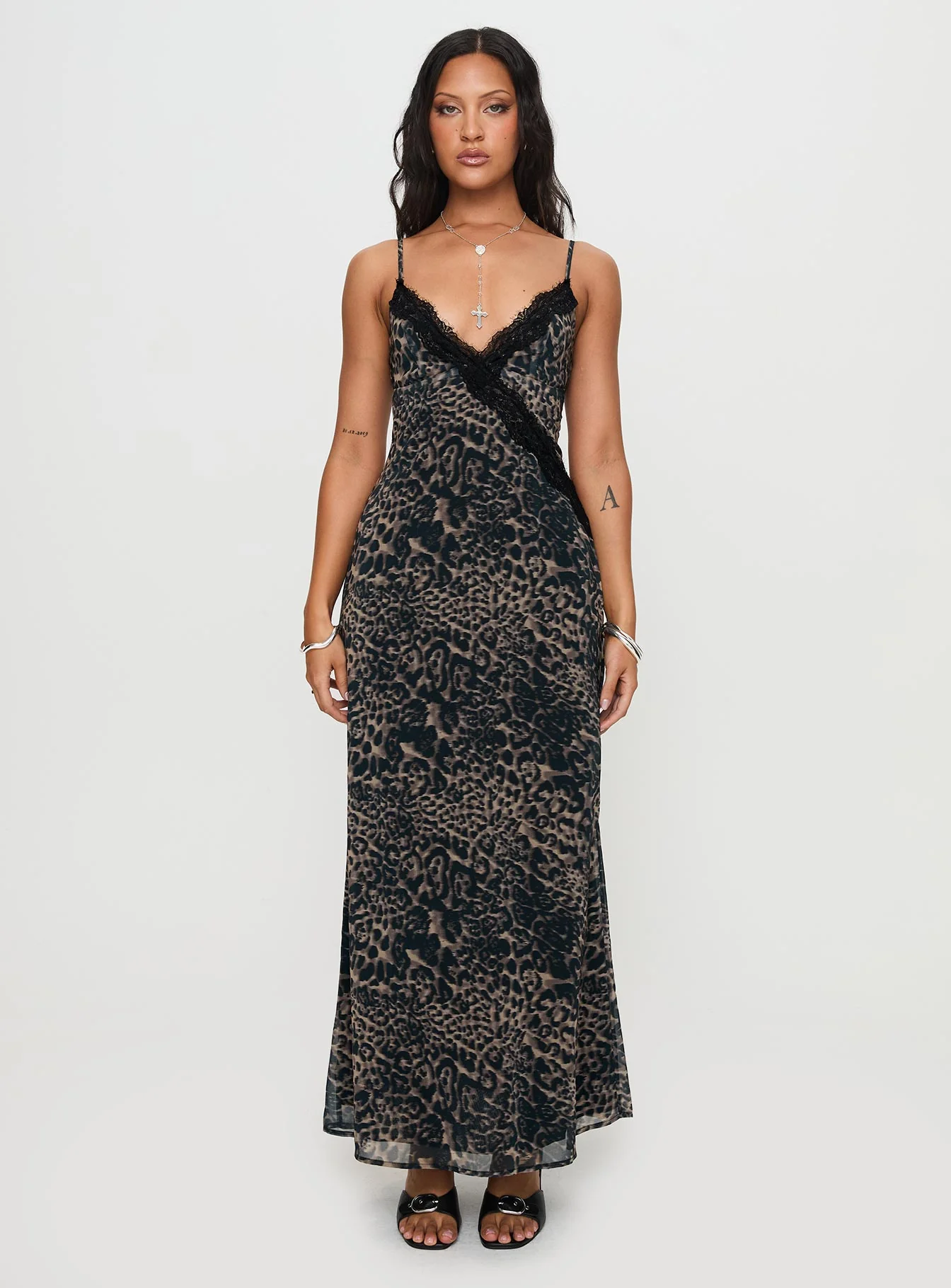 Rosalba Maxi Dress Leopard