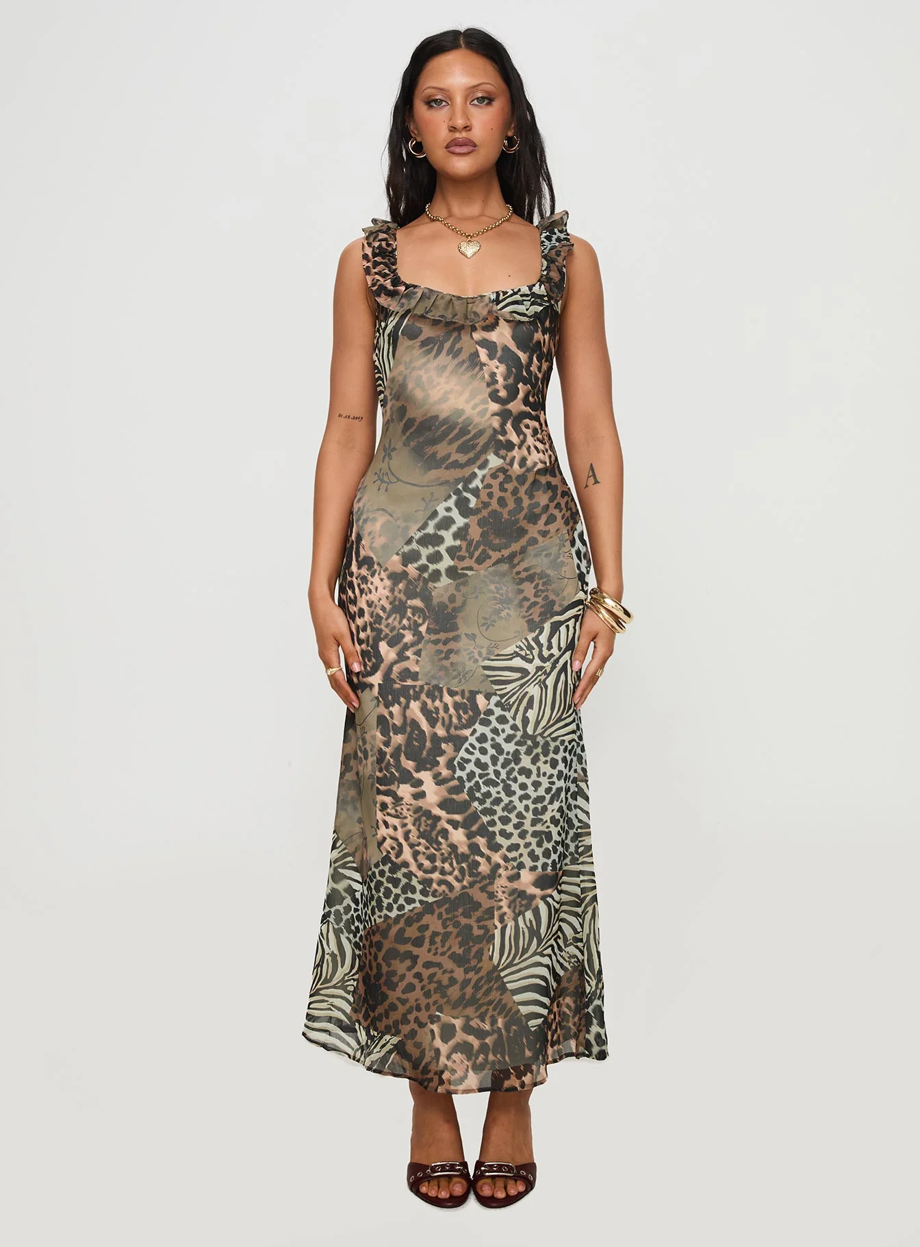 Ismeralda Maxi Dress Leopard